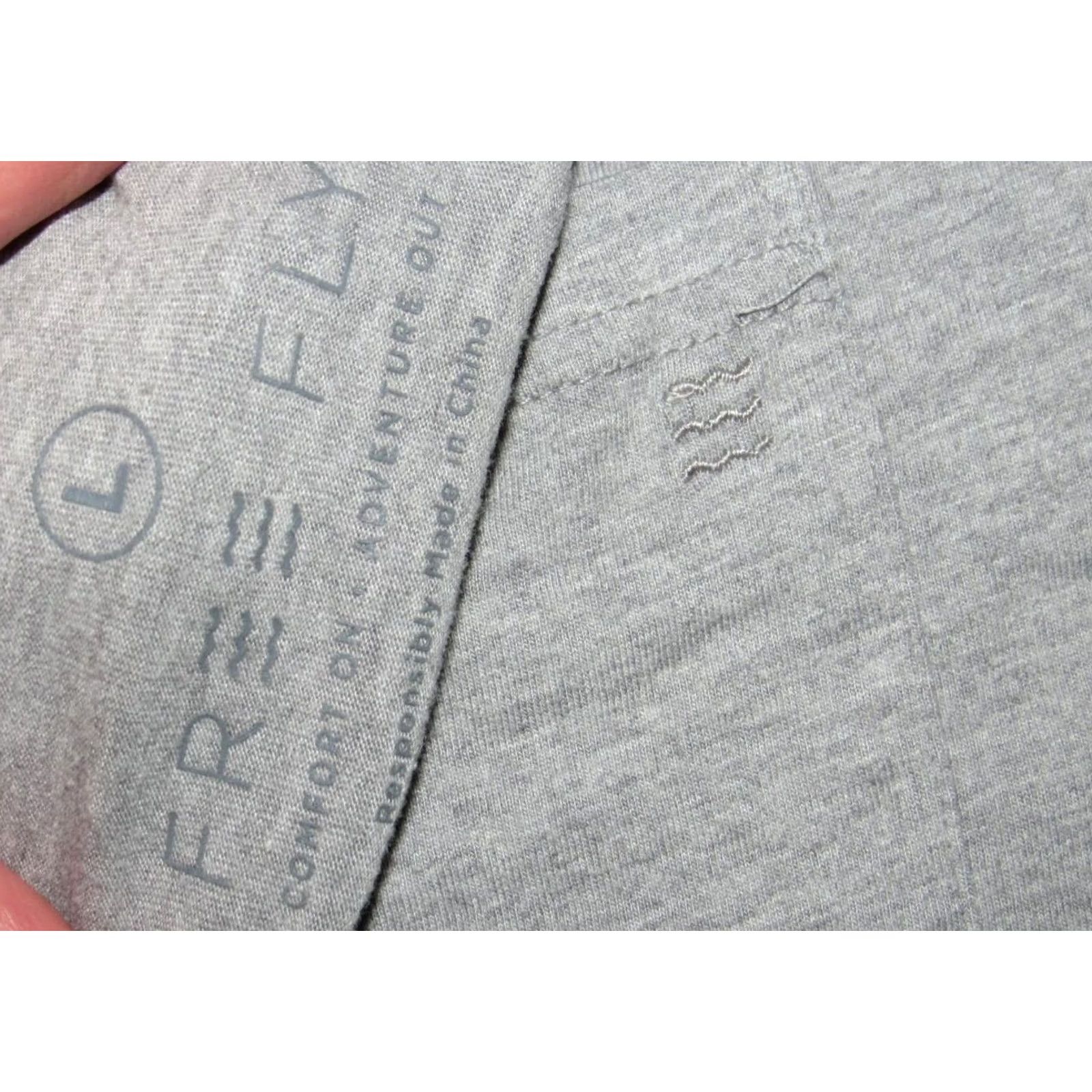 Vintage FREE FLY Grey Short Sleeve Bamboo Blend Polo Shirt Large L Mens Size US L / EU 52-54 / 3 - 3 Thumbnail