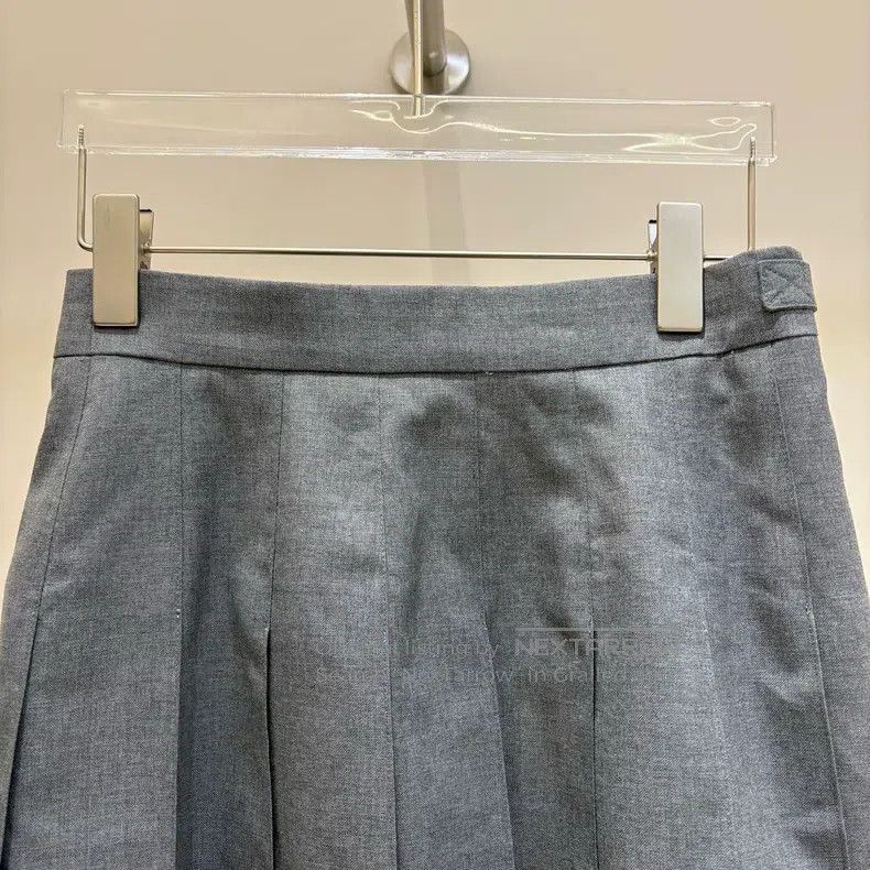 Other Thom Browne Classic Pleated Skirt - Medium Gray Size 26" / US 2 / IT 38 - 3 Thumbnail