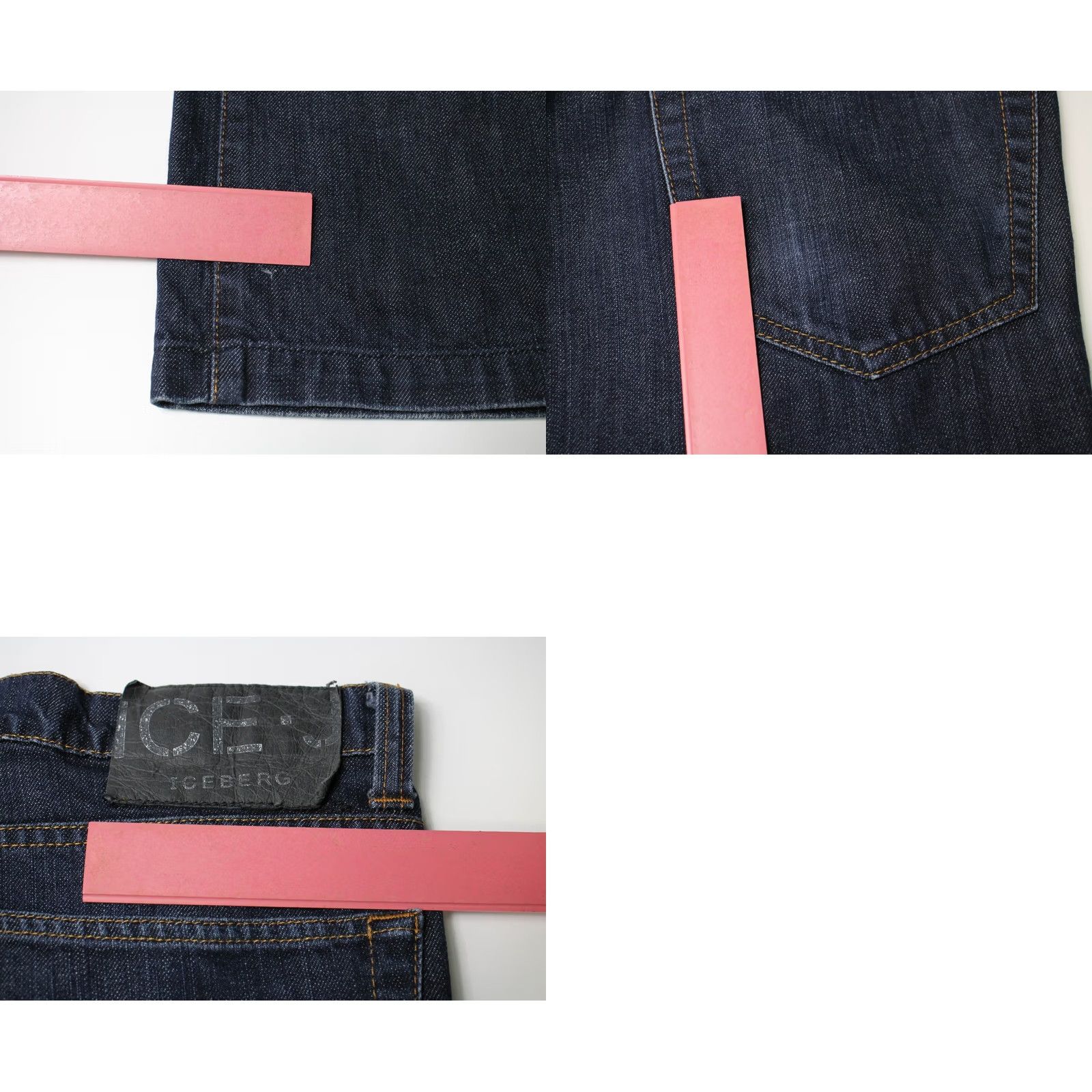 Vintage ICEBERG Ice J Jeans Men's W32 Regular Fit Button Fly Blue Size US 32 / EU 48 - 8 Thumbnail