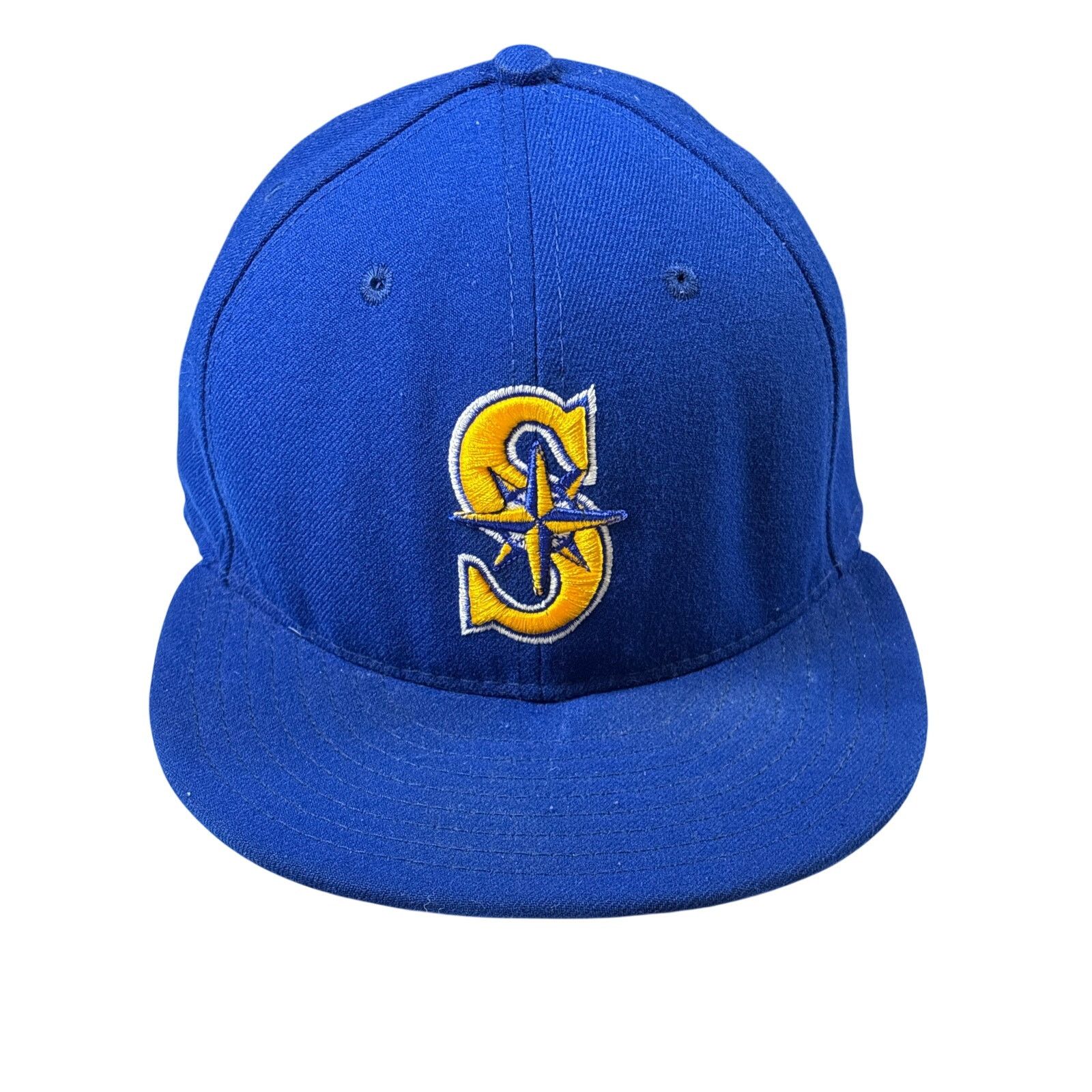 New Era Vintage Seattle Mariners New Era Fitted hat 7 3/8 59Fifty Size ONE SIZE - 1 Thumbnail