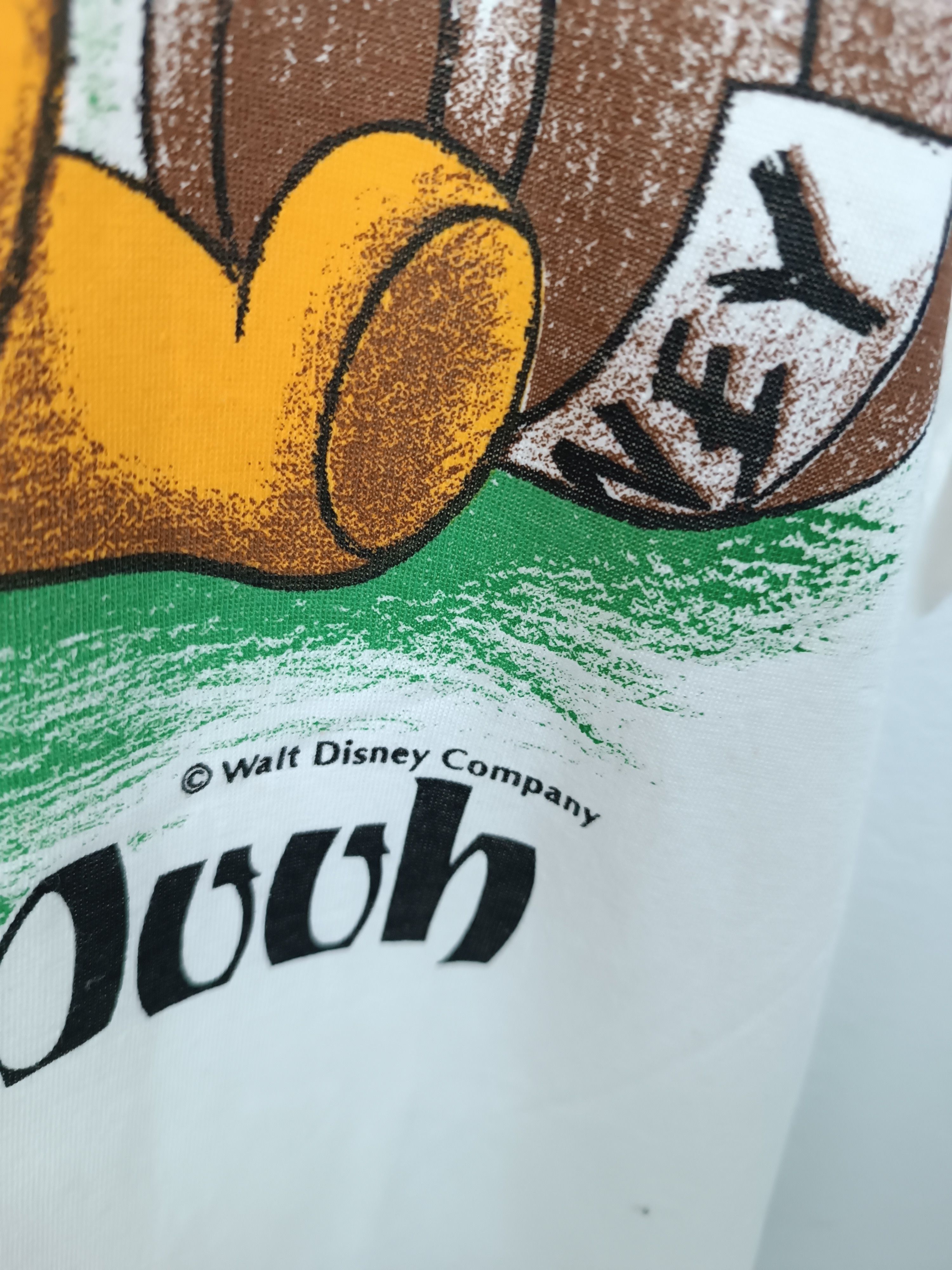 Disney VINTAGE 90'S WINNIE THE POOH STORY OVERPRINT mickey stitch Size US M / EU 48-50 / 2 - 12 Thumbnail