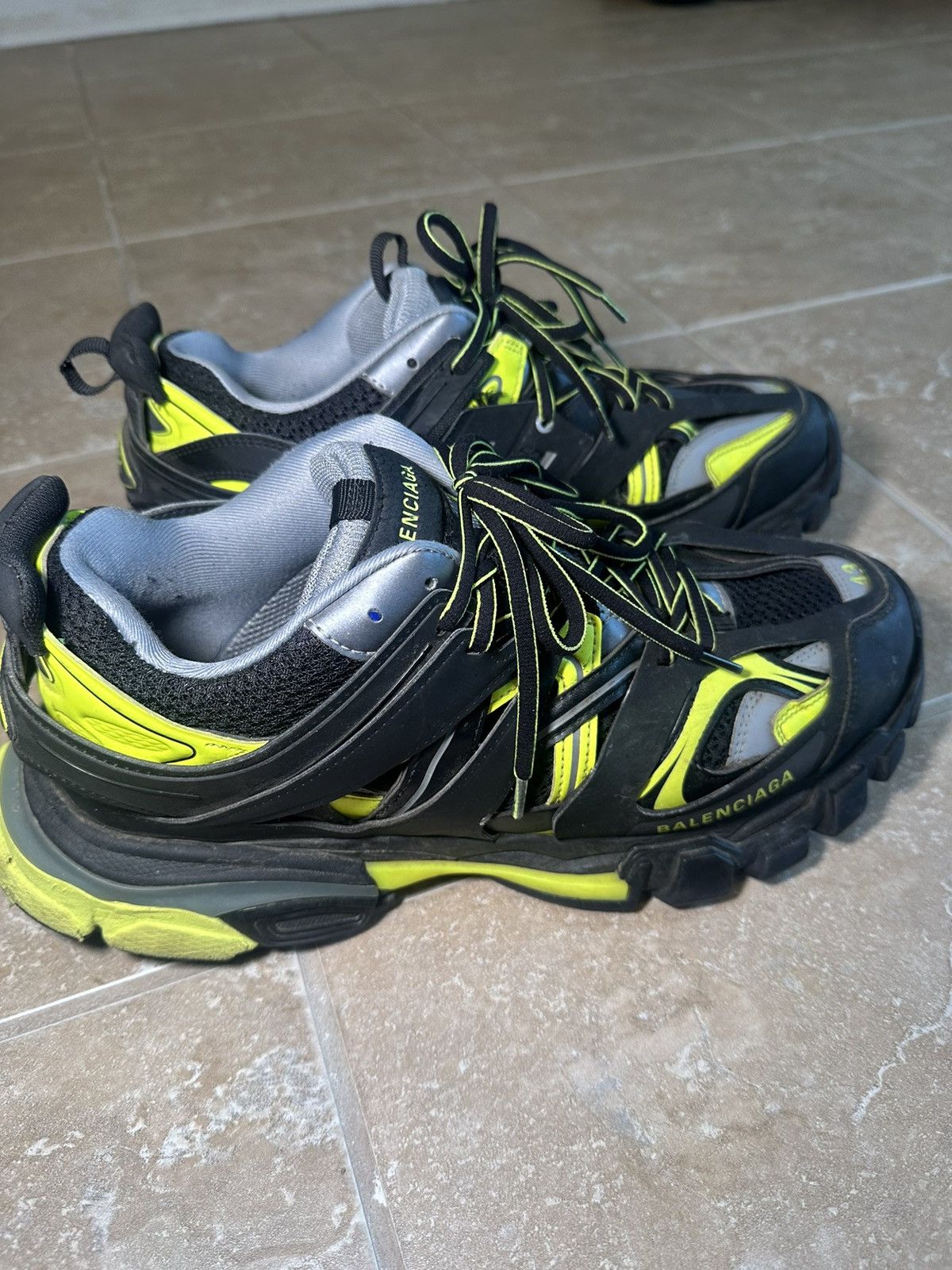 Balenciaga Balenciaga Track Sneaker ‘ Black Yellow’ Size US 10 / EU 43 - 1 Thumbnail