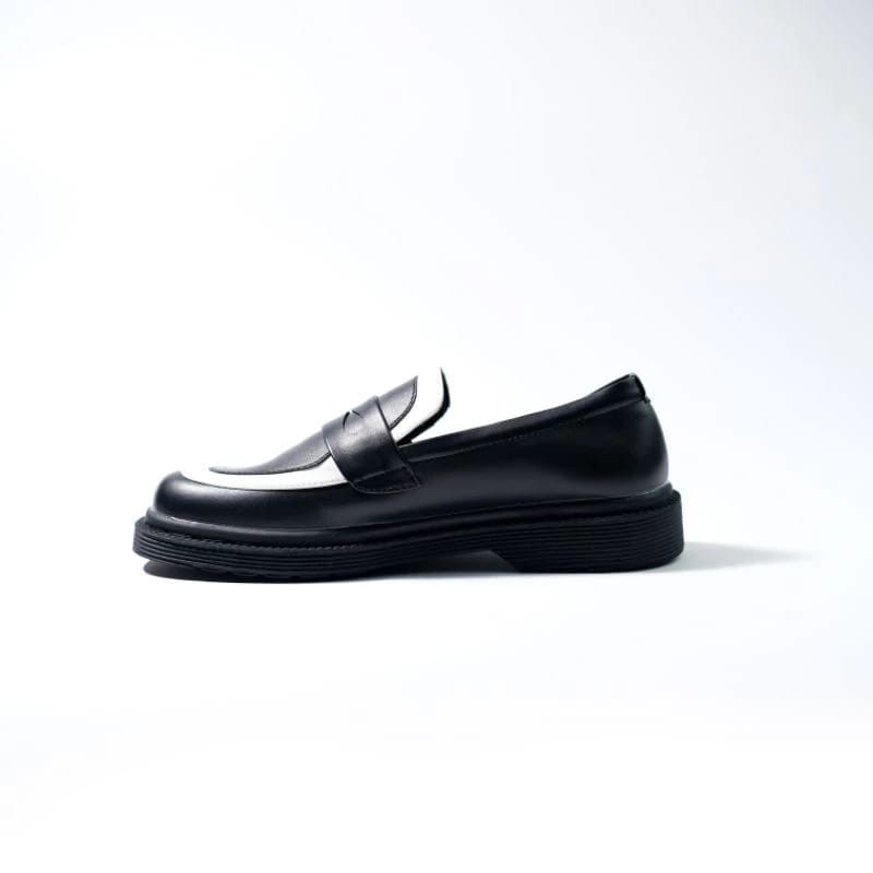 Designer × Ivy Crew Mens Combi Loafer Black White Size US 10 / EU 43 - 4 Thumbnail