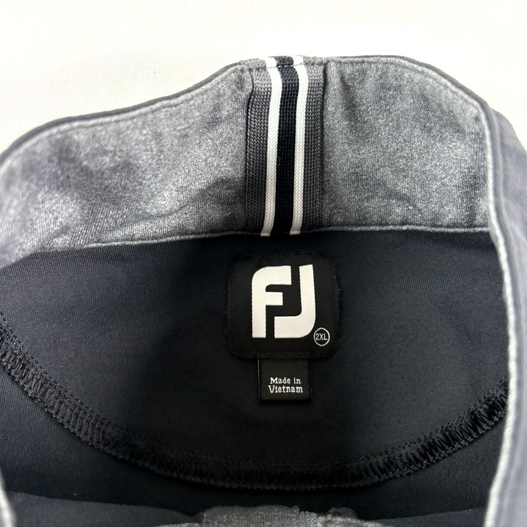Footjoy FootJoy Mens 2XL Black Stretch Jersey 1/4 Zip Golf Pullover The Manor Shirt Casual Pullover Weather: Activewear, Golf Size US XXL / EU 58 / 5 - 3 Thumbnail