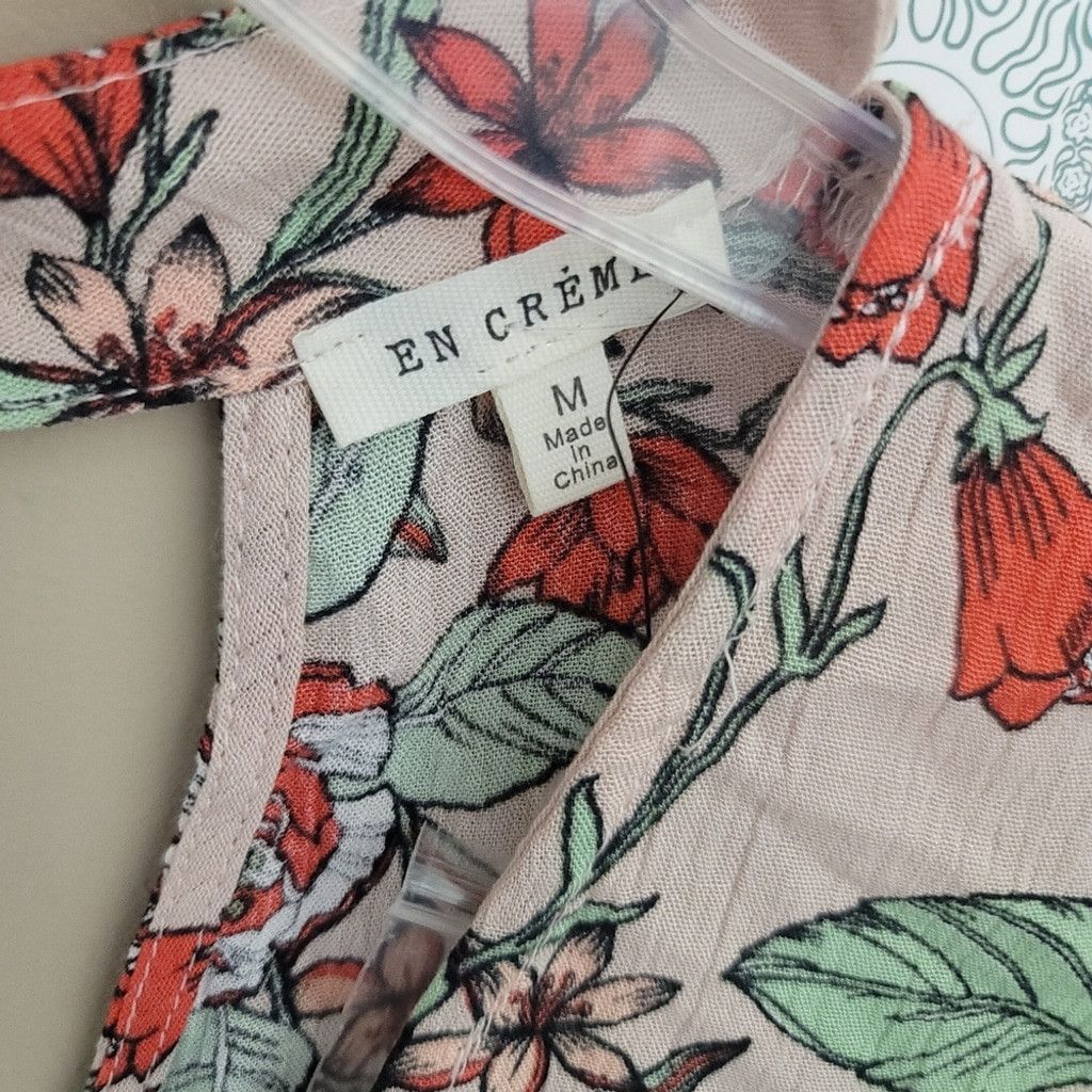 Other NWT En Créme Floral Sleeveless Choker Tank Size M / US 6-8 / IT 42-44 - 4 Thumbnail