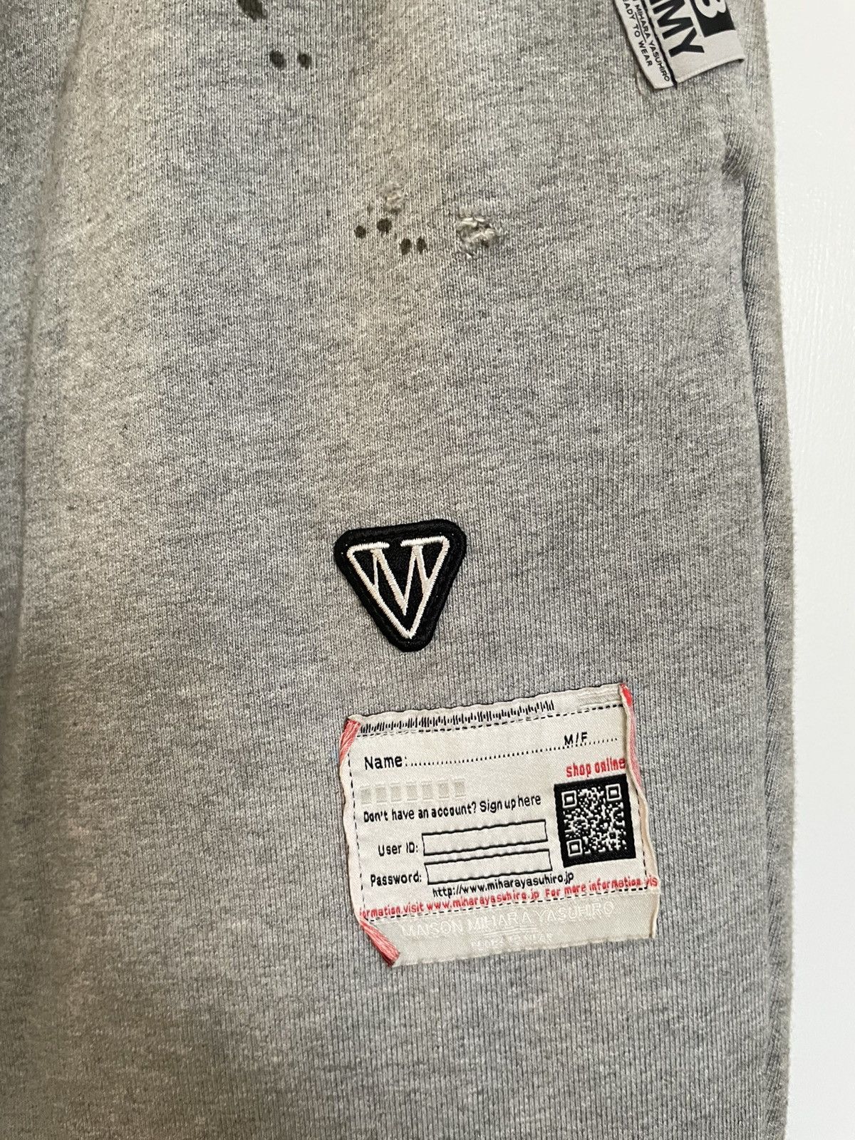 Maison MIHARA YASUHIRO Mihara Yasuhiro Grey layered sweatpants Size US 31 - 5 Thumbnail