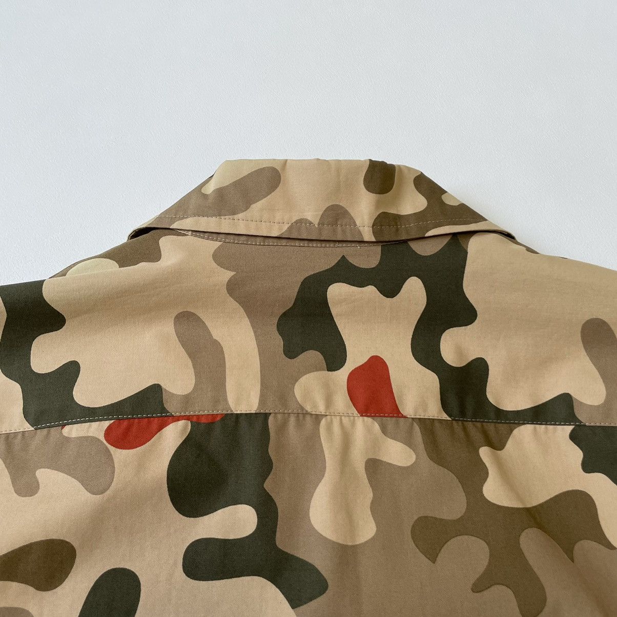 Dries Van Noten Sample ‘Desert Camo’ Print Utility Shirt Size US M / EU 48-50 / 2 - 10 Thumbnail