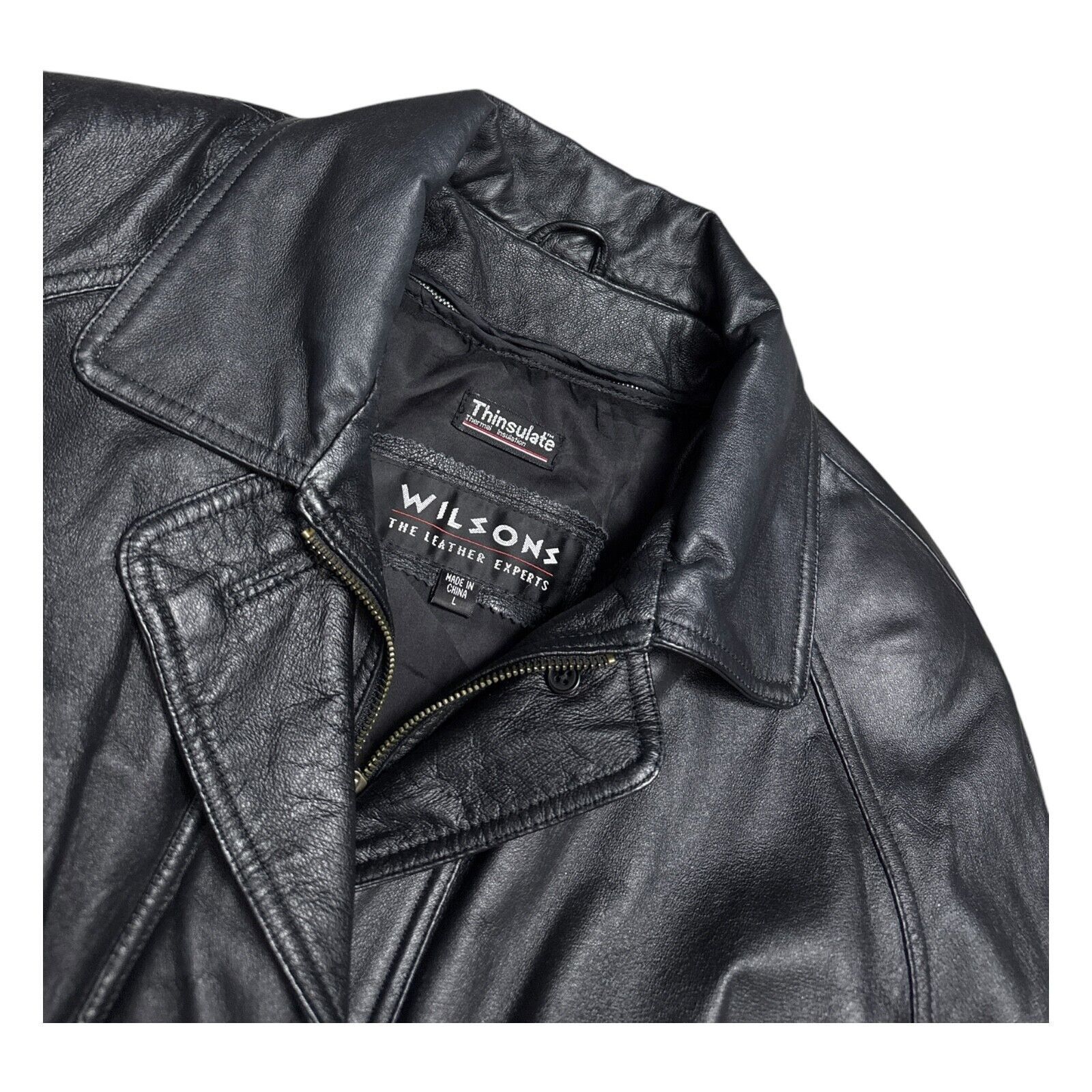 Wilsons Leather WILSONS LEATHER Luxury Designer Retro Coat Jacket Large Size L / US 10 / IT 46 - 4 Thumbnail