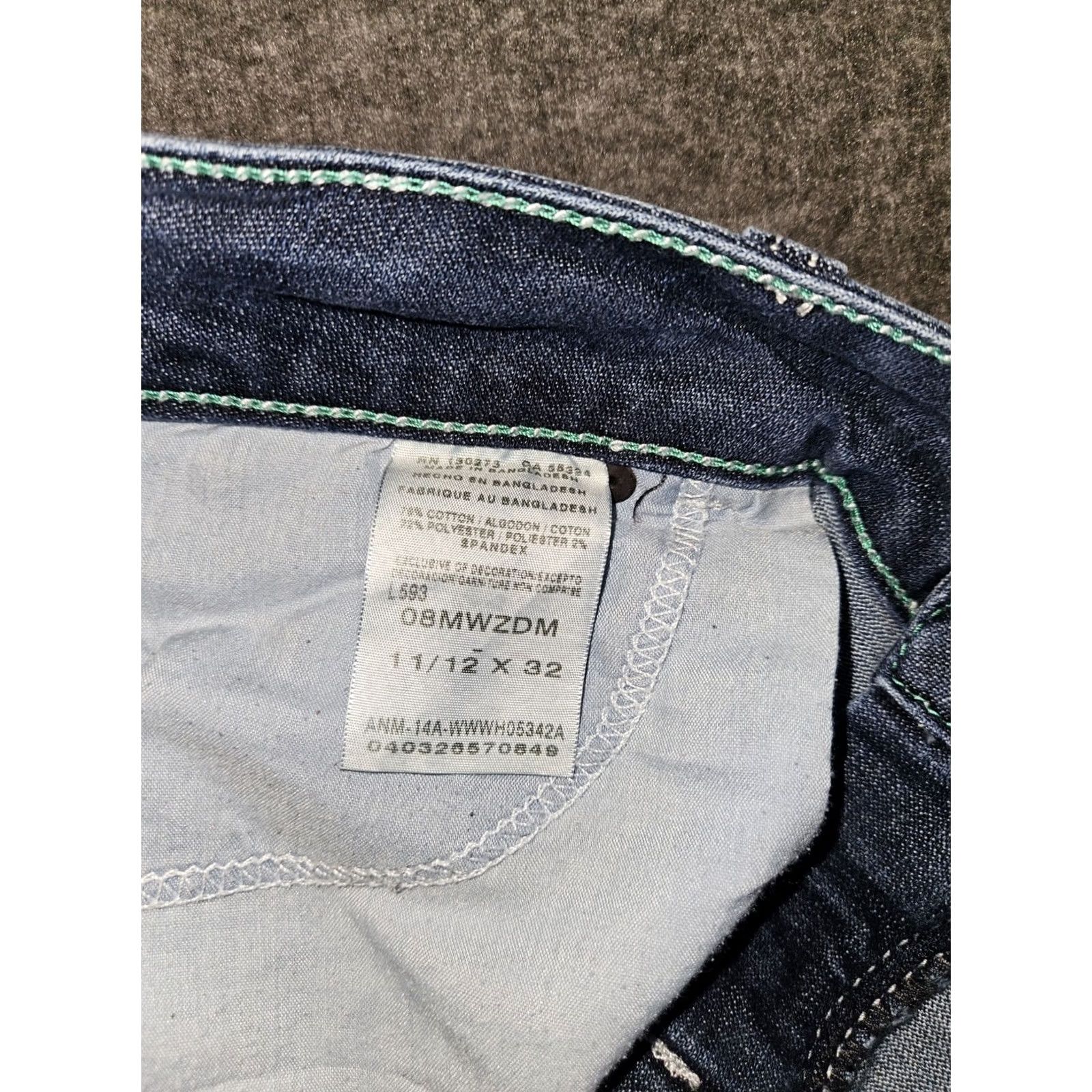 Wrangler Wrangler Bootcut Jeans Women's 11/12 Regular Bootcut Denim Blue Embroidered Pockets Flap Low Rise 28.5in Inseam Western Southwestern Mens Girls Womens Size 32" / US 10 / IT 46 - 3 Thumbnail