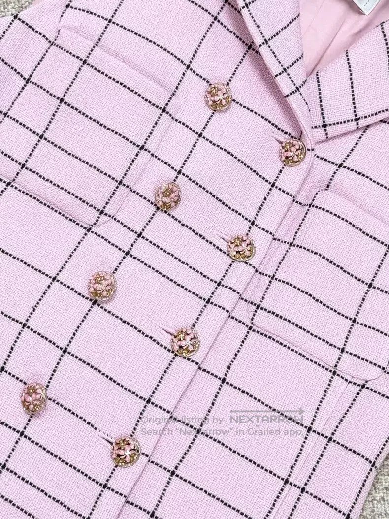 Chanel Chanel Plaid double-breasted vest Size XS / US 0-2 / IT 36-38 - 4 Thumbnail