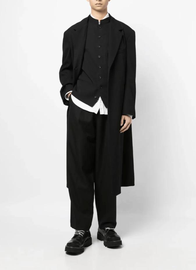 Yohji Yamamoto Yohji Yamamoto Pour Homme - Gabardine 5 Pocket Long Jacket Size US S / EU 44-46 / 1 - 8 Thumbnail
