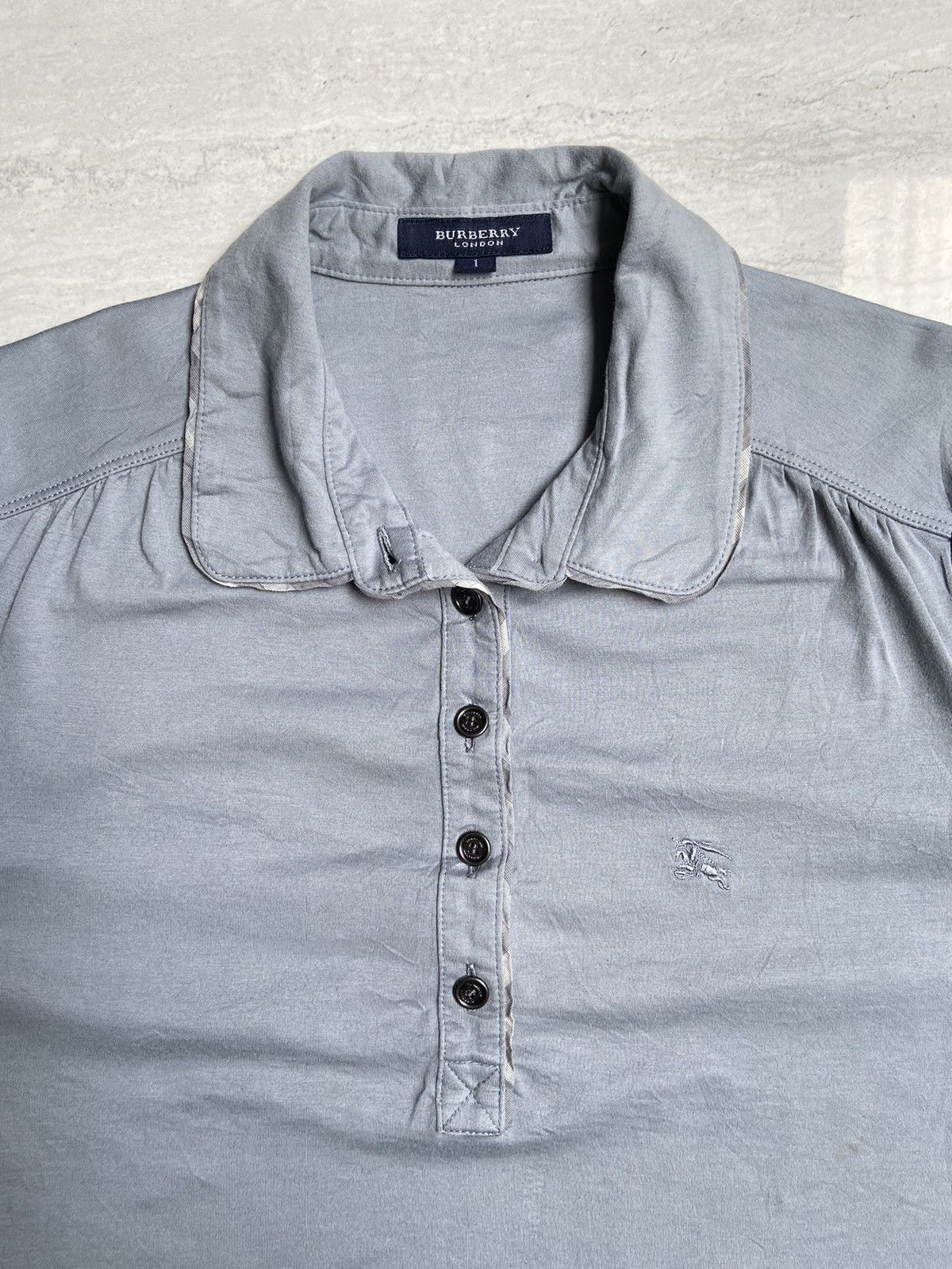 Burberry BURBERRY Grey T-Shirt Size US XS / EU 42 / 0 - 4 Thumbnail