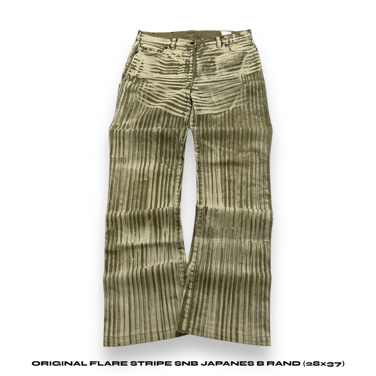 Japanese Brand ORIGINAL FLARE STRIPE SNB JAPANES BRAND (28×37) Size US 28 / EU 44 - 1 Thumbnail