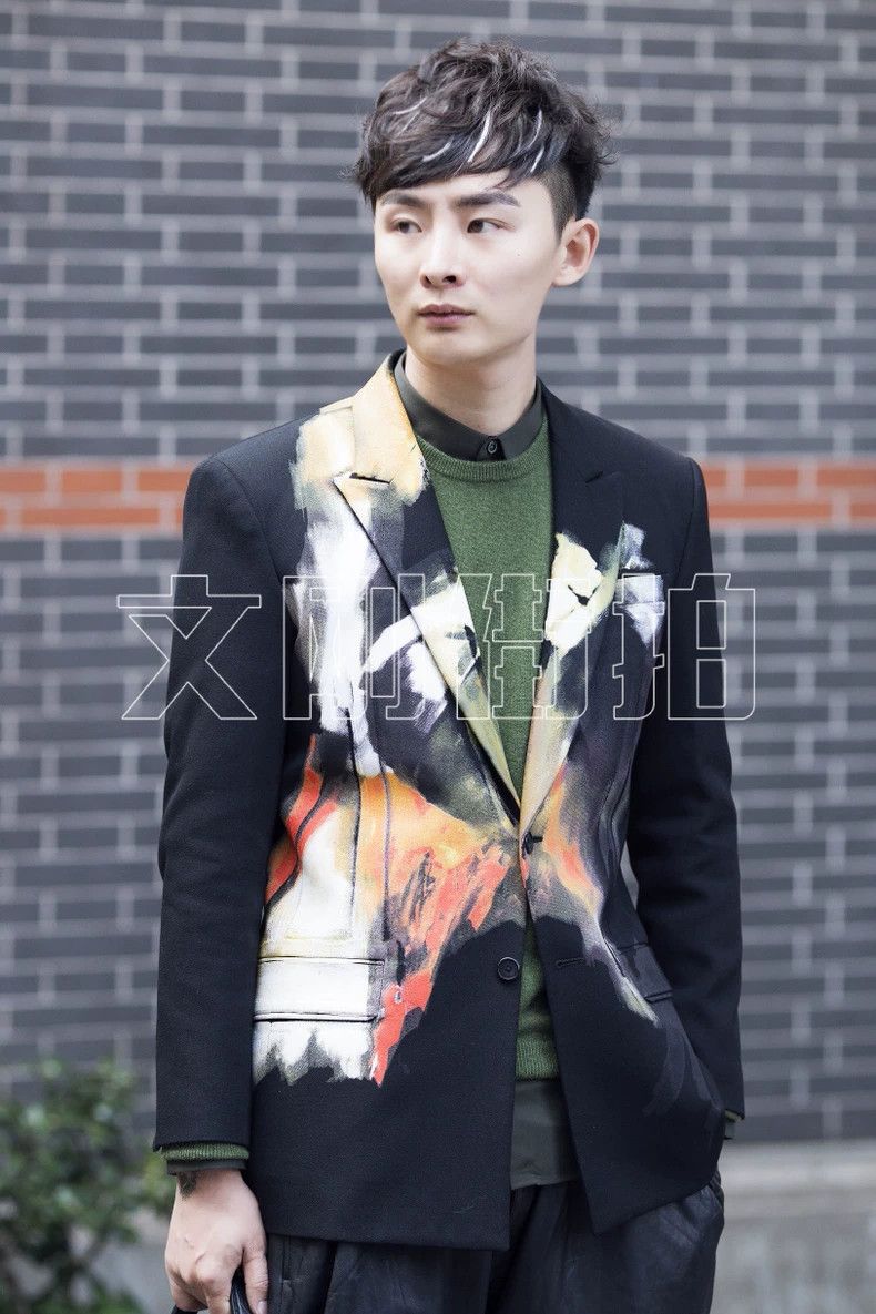 Givenchy Givenchy Runway Graffiti Suit Size US L / EU 52-54 / 3 - 9 Thumbnail