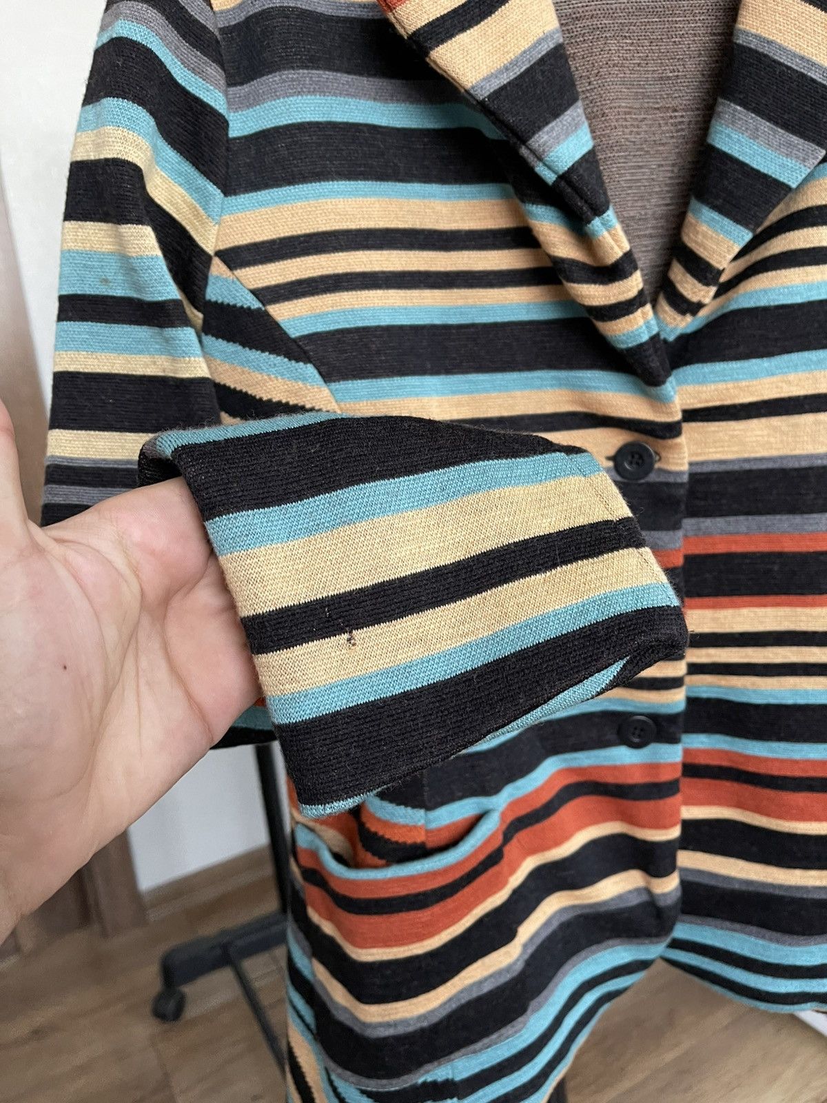 Missoni Missoni Italy Women Wool Jacket Size XL / US 12-14 / IT 48-50 - 13 Thumbnail