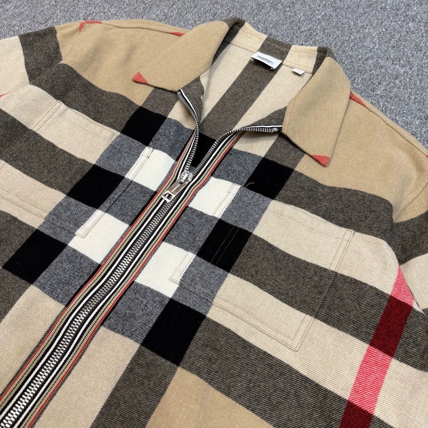 Burberry Burberry Wool Check Zipped Jacket XXL 99 New Size US XXL / EU 58 / 5 - 3 Thumbnail