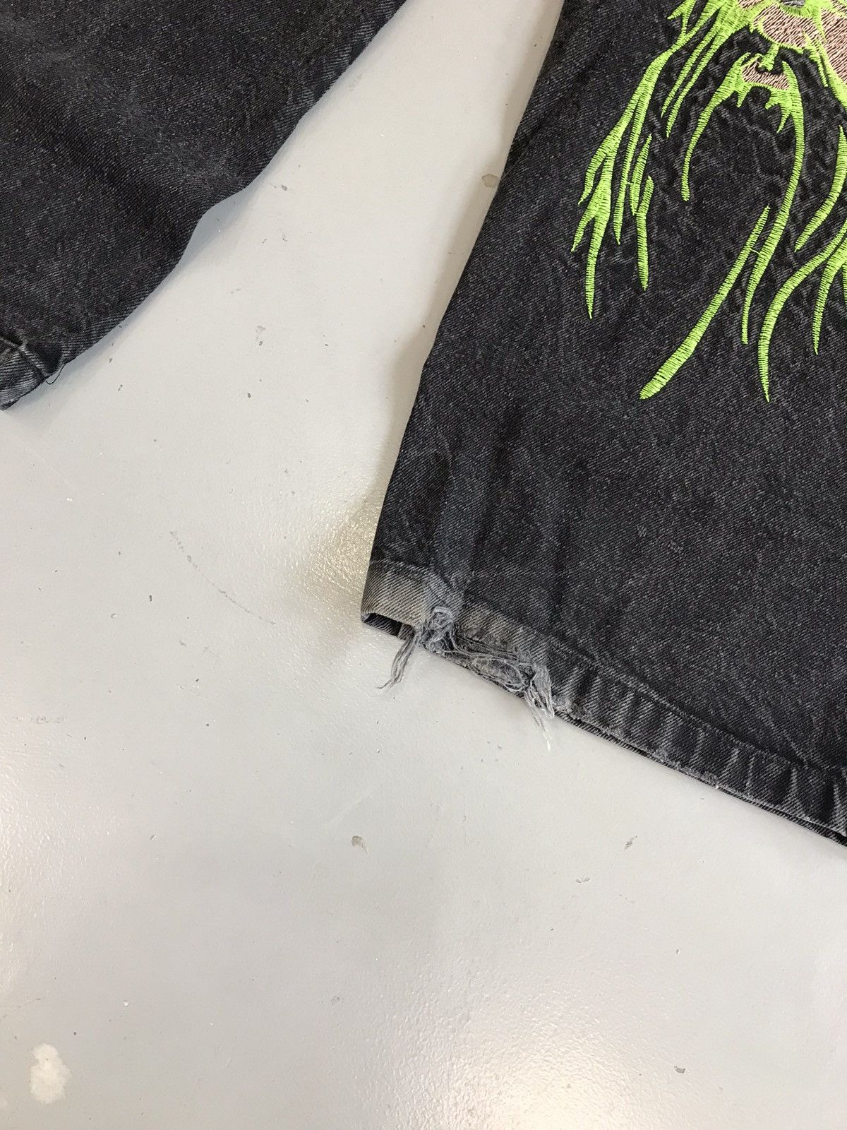 JNCO × Southpole × Vintage Super rare Vintage J & L predator embroidered denim Size US 34 / EU 50 - 11 Thumbnail