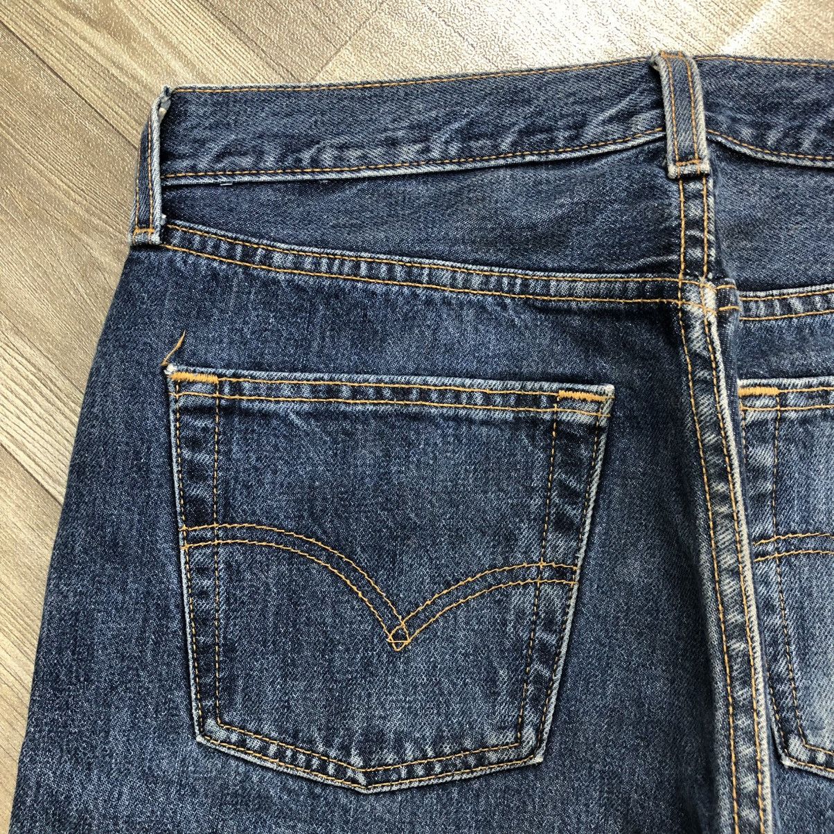 Levi's × Levi's Vintage Clothing 🇺🇸90’s Vintage Levis 501 #553 30x32 Straight Leg Blue Jeans Size US 42 / EU 58 - 15 Thumbnail