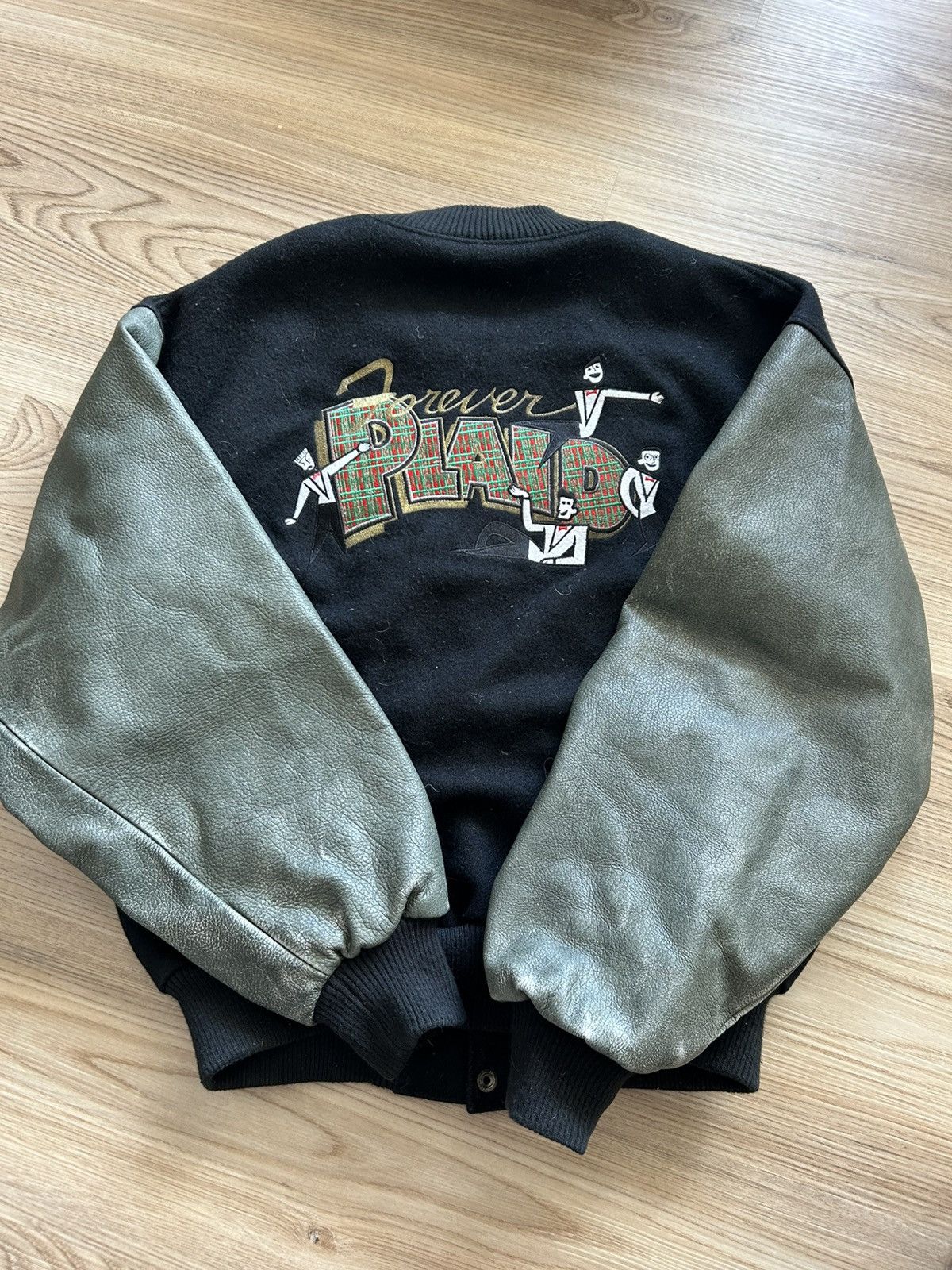 Roots Vintage Roots Forever Plaid The Musical Broadway Bomber Size US L / EU 52-54 / 3 - 4 Thumbnail