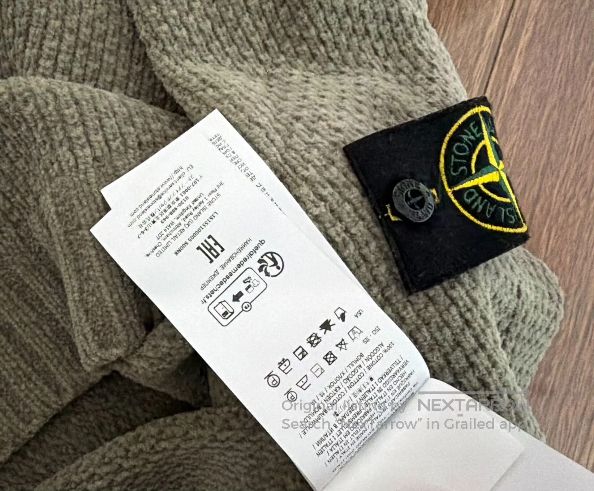 Stone Island Stone Island SS26 Ribbed Turtleneck Logo Knit. Size US M / EU 48-50 / 2 - 5 Thumbnail