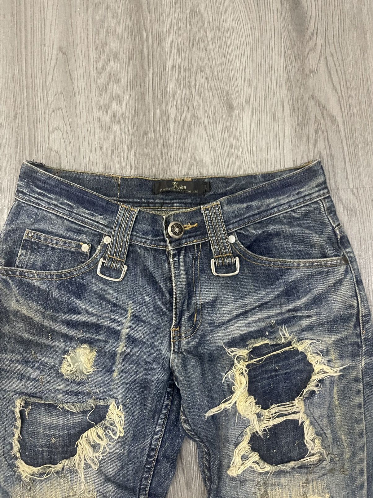 Seditionaries MIDAS BOOT CUT DISTRESSED DENIM Size 30" / US 8 / IT 44 - 3 Thumbnail