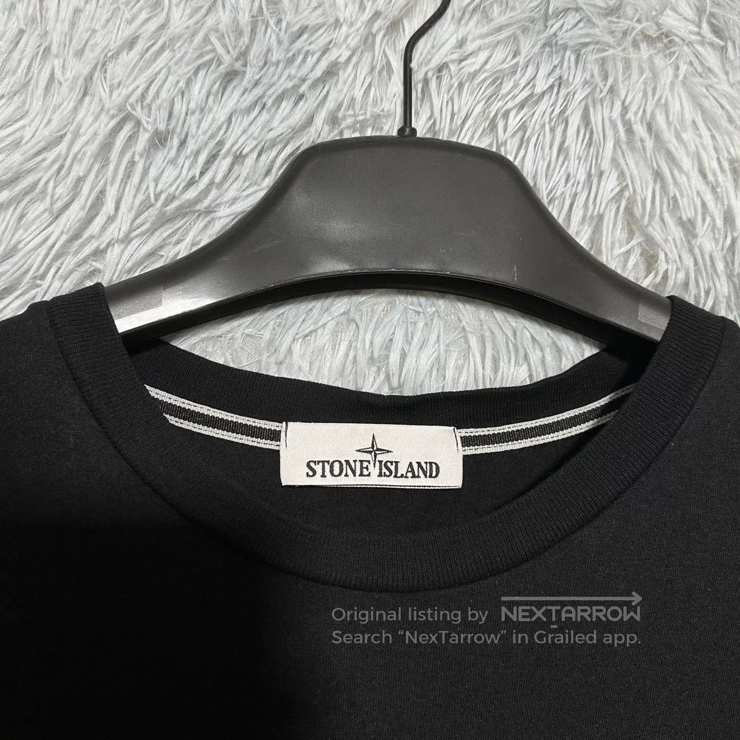 Stone Island stone island black short sleeve t-shirt. Size US XL / EU 56 / 4 - 4 Thumbnail
