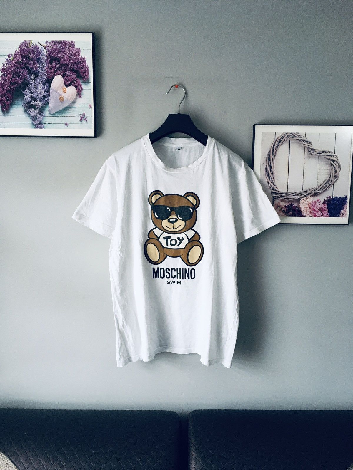 Moschino Moschino swim teddy bear logo tee tshirt y2k drip old money Size US M / EU 48-50 / 2 - 2 Thumbnail