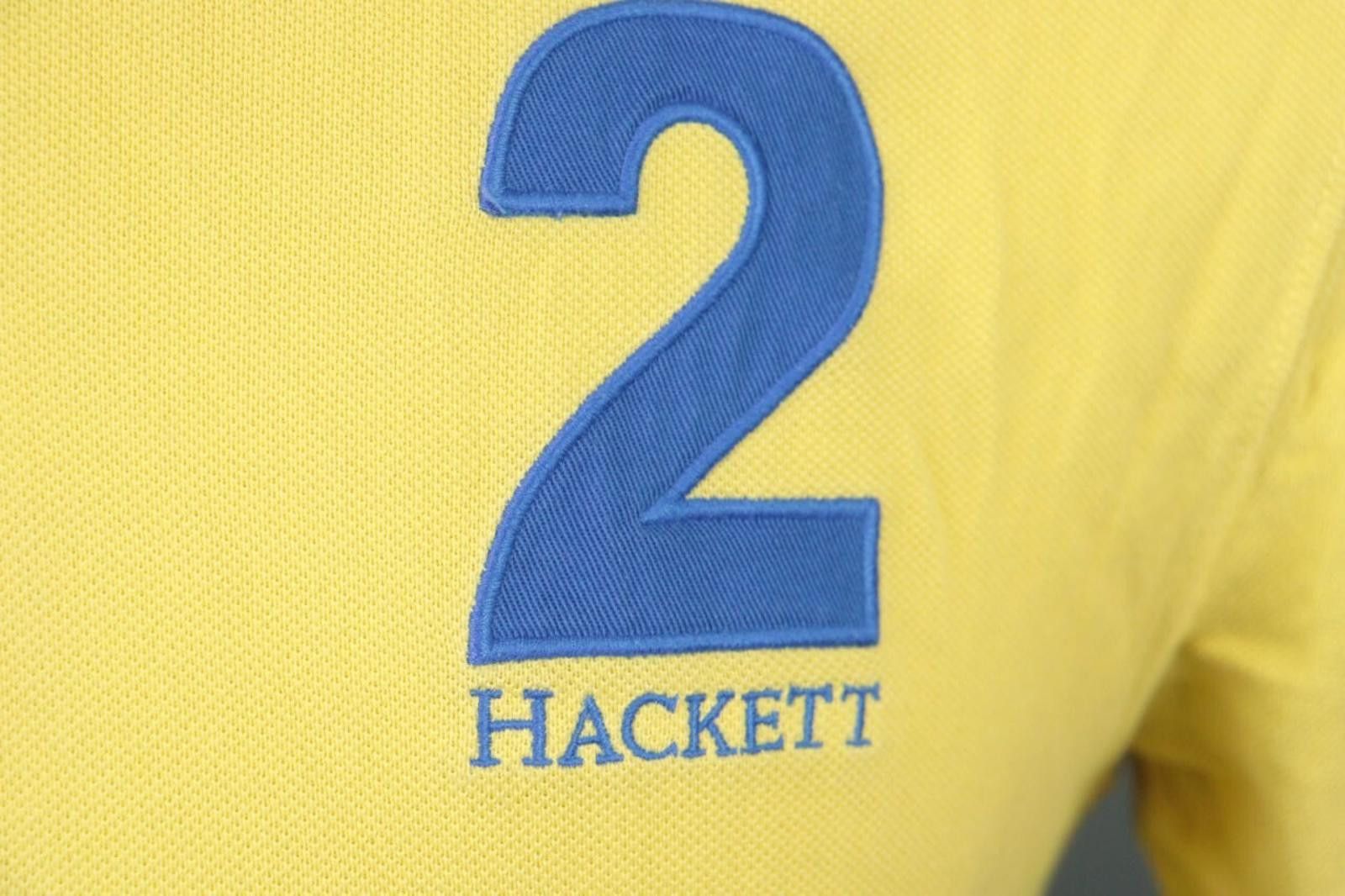 Designer Hackett London Yellow Short Sleeve Polo Shirt Size S Size US S / EU 44-46 / 1 - 4 Thumbnail