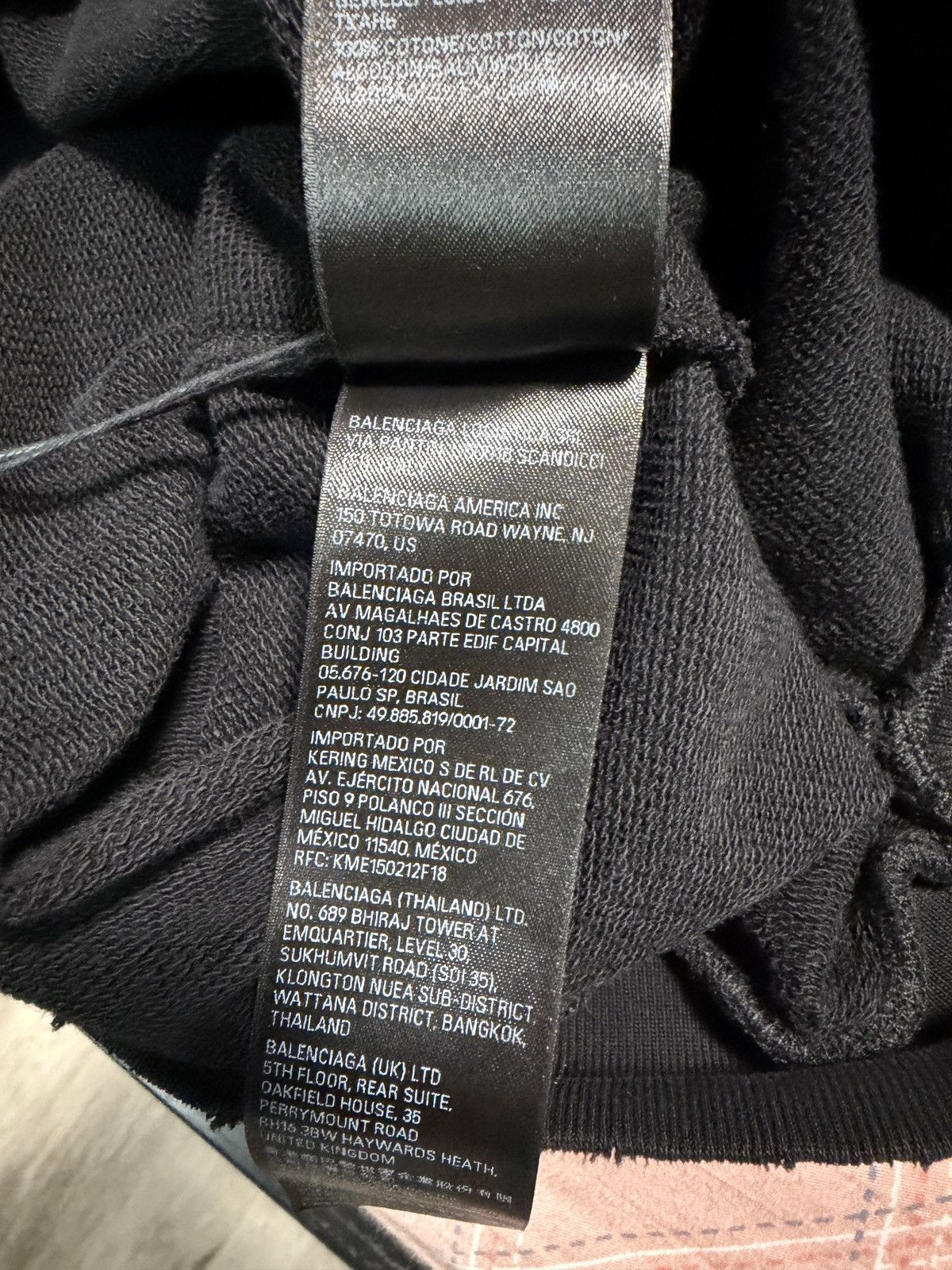 Balenciaga Balenciaga Paris Moon Hoodie No Pocket Black Size US M / EU 48-50 / 2 - 14 Thumbnail