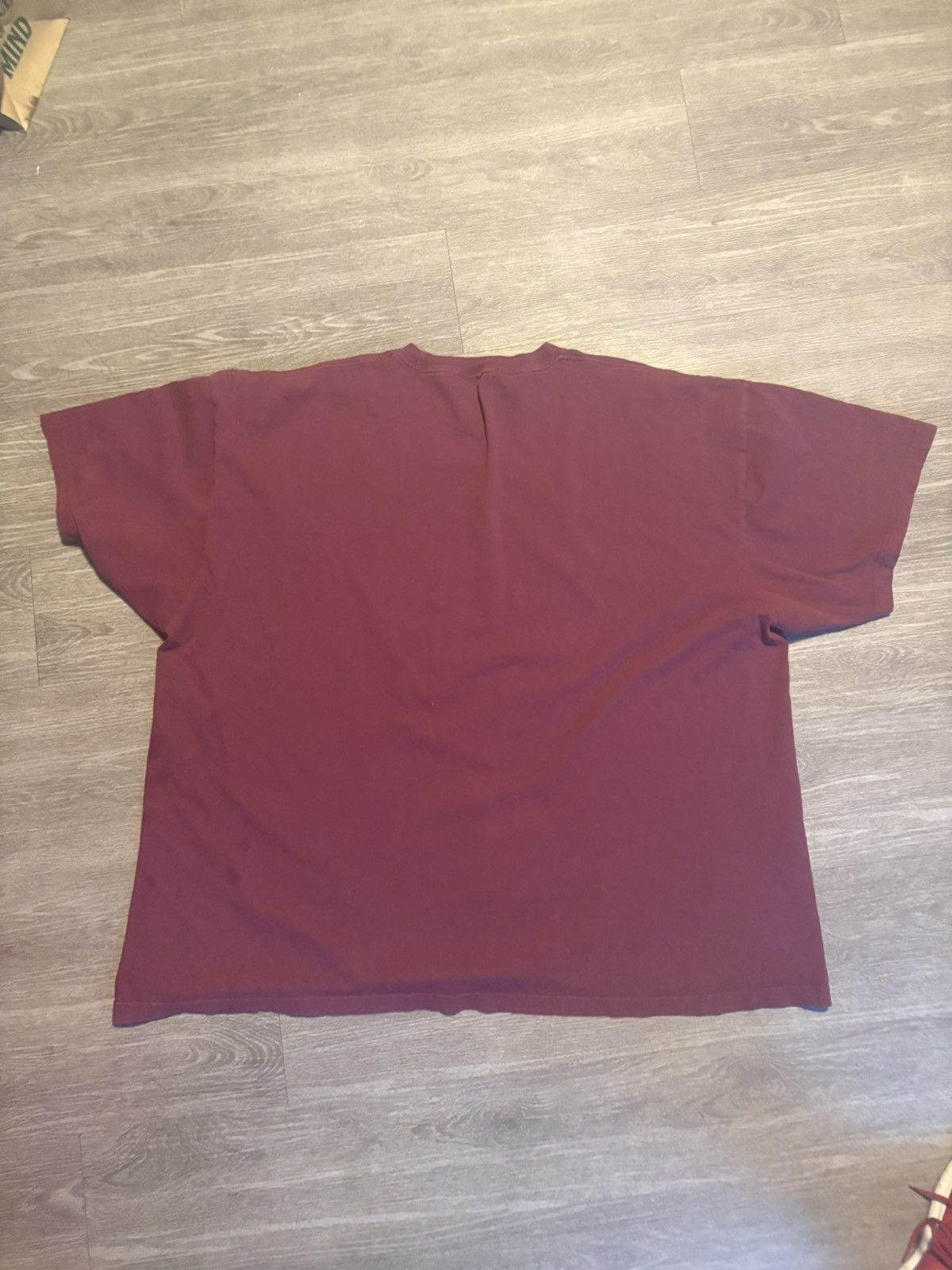 Other Risq Takers Men's Maroon Crew Neck Graphic Print T-Shirt 5XB Size US XXL / EU 58 / 5 - 7 Thumbnail