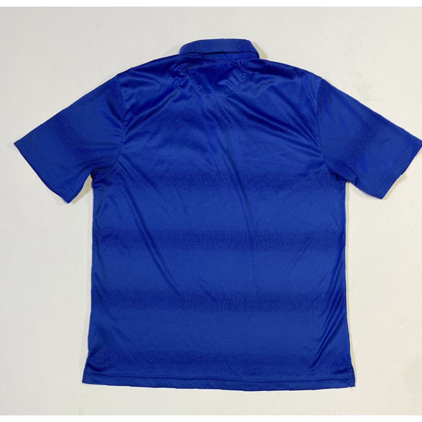 Vintage VINTAGE? No. Greg Norman Play Dry Polo Shirt, Mens, Size L, Blue, Short Sleeve, Collared, 100% Microfiber Polyester, Regular Fit, Golf Size US L / EU 52-54 / 3 - 2 Thumbnail