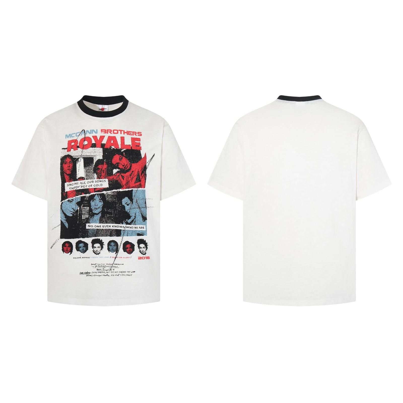 Other Bamboo Cotton Graphic Print Fitted Tee 160G | Vintage Crew Size US L / EU 52-54 / 3 - 3 Thumbnail
