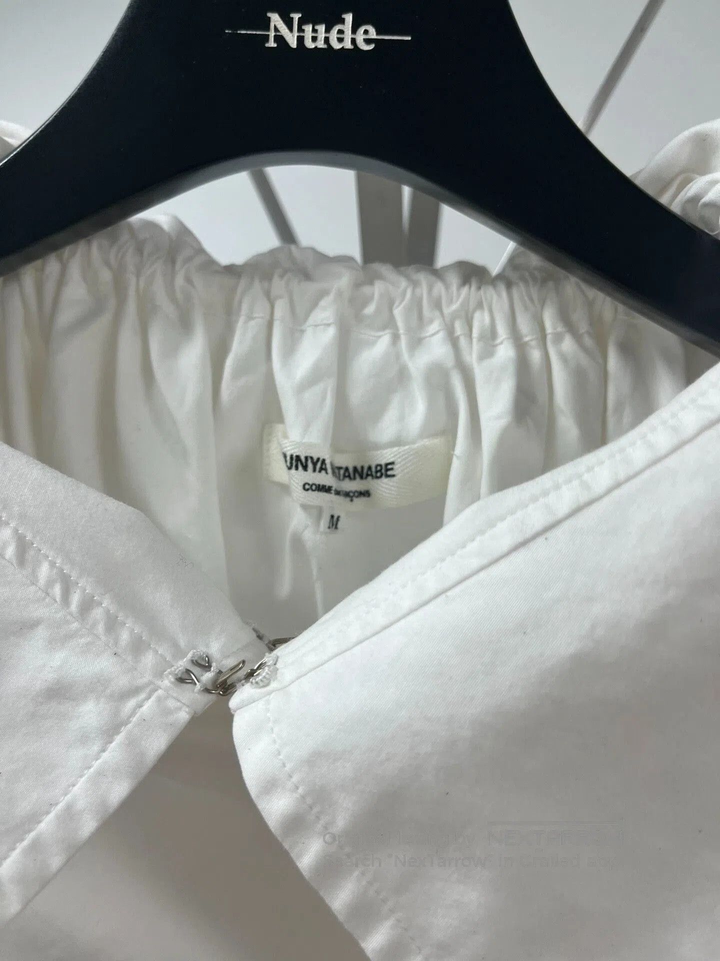 Junya Watanabe junya watanabe drawstring white top. Size M / US 6-8 / IT 42-44 - 2 Thumbnail