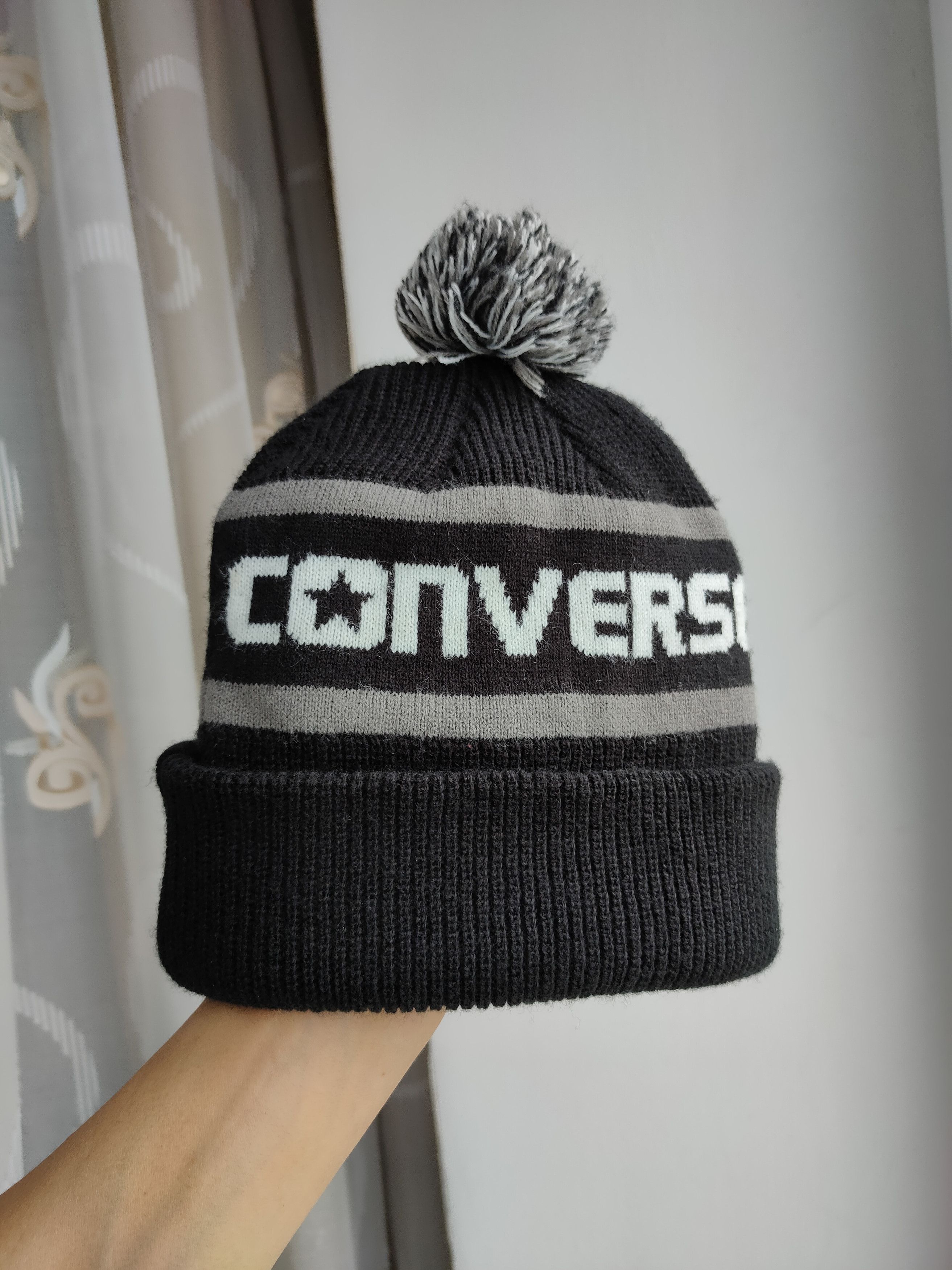 Converse Converse Big Logo Beanie hat snow hat Size ONE SIZE - 1 Thumbnail