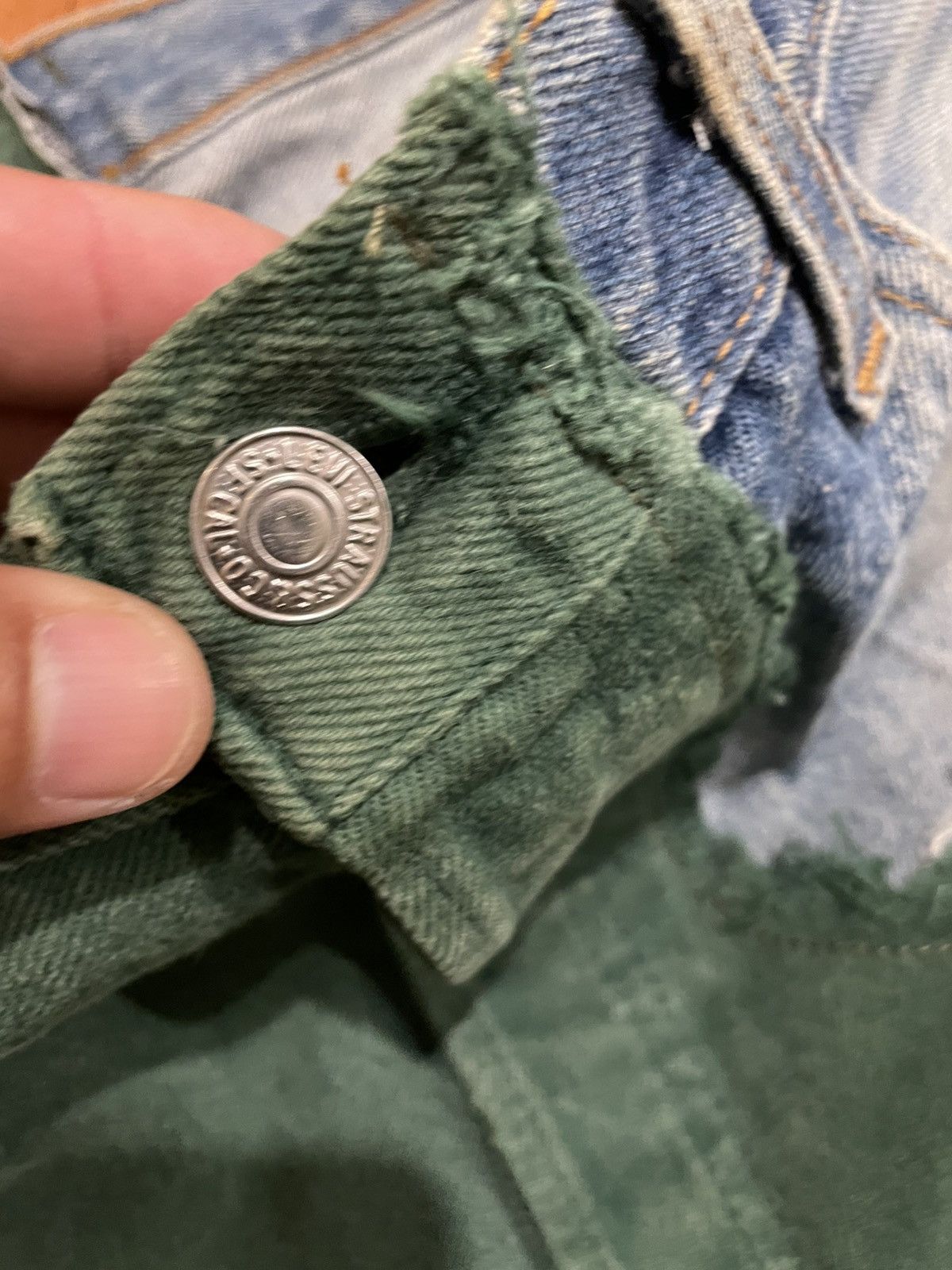 Levi's Vintage Clothing Vintage 501 Levis Made in Usa Custom Handmade Sashiko Boro Size US 32 / EU 48 - 6 Thumbnail