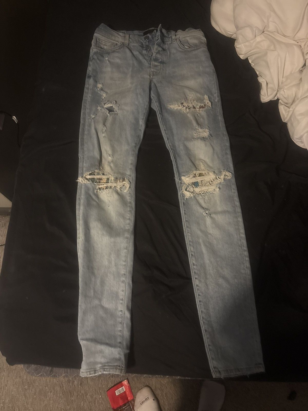 Amiri Amiri Patch Denim Size US 32 / EU 48 - 1 Thumbnail