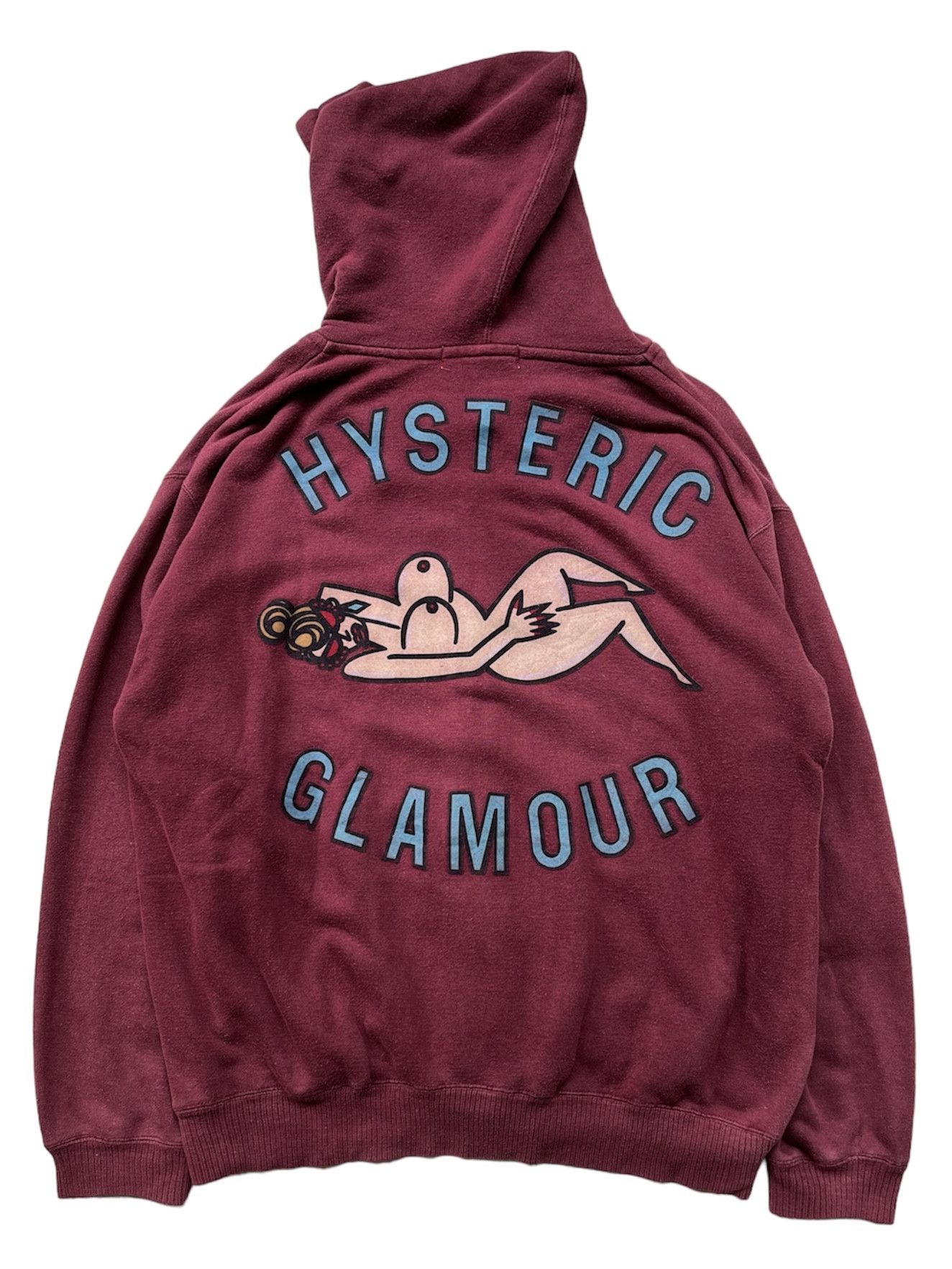 Pre-owned Hysteric Glamour Big Logo Sleep Woman Hoodie Zip In Multicolor