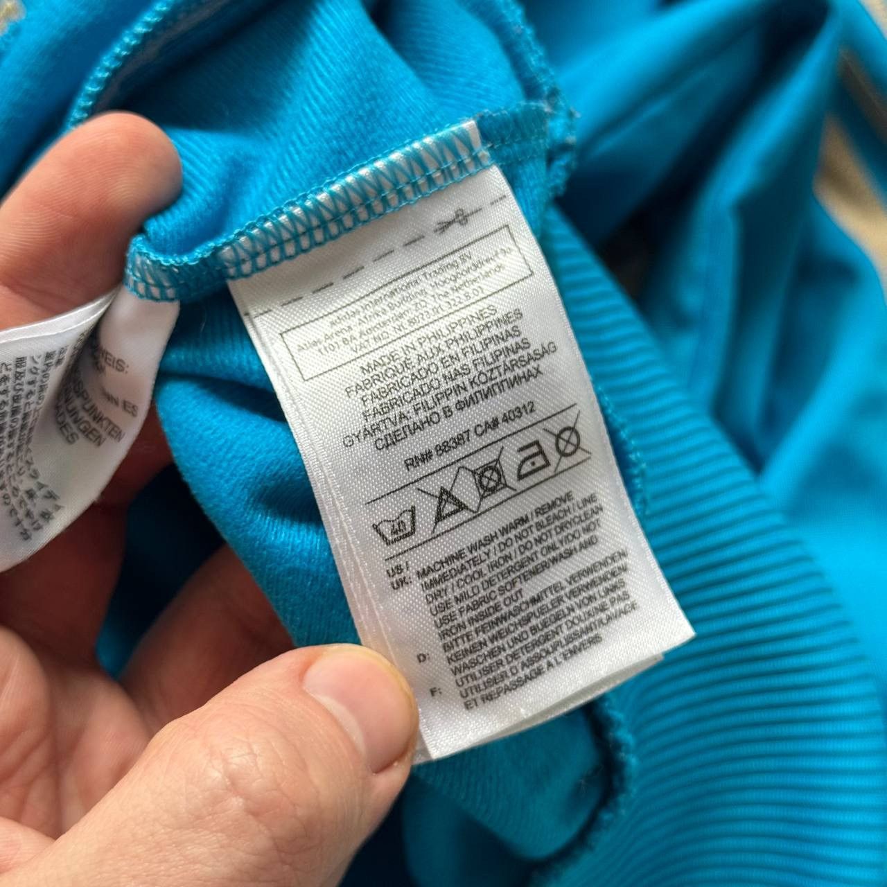 Adidas Vintage 3 Stripes Big Logo Track Jacket Adidas Blue Size US S / EU 44-46 / 1 - 12 Thumbnail
