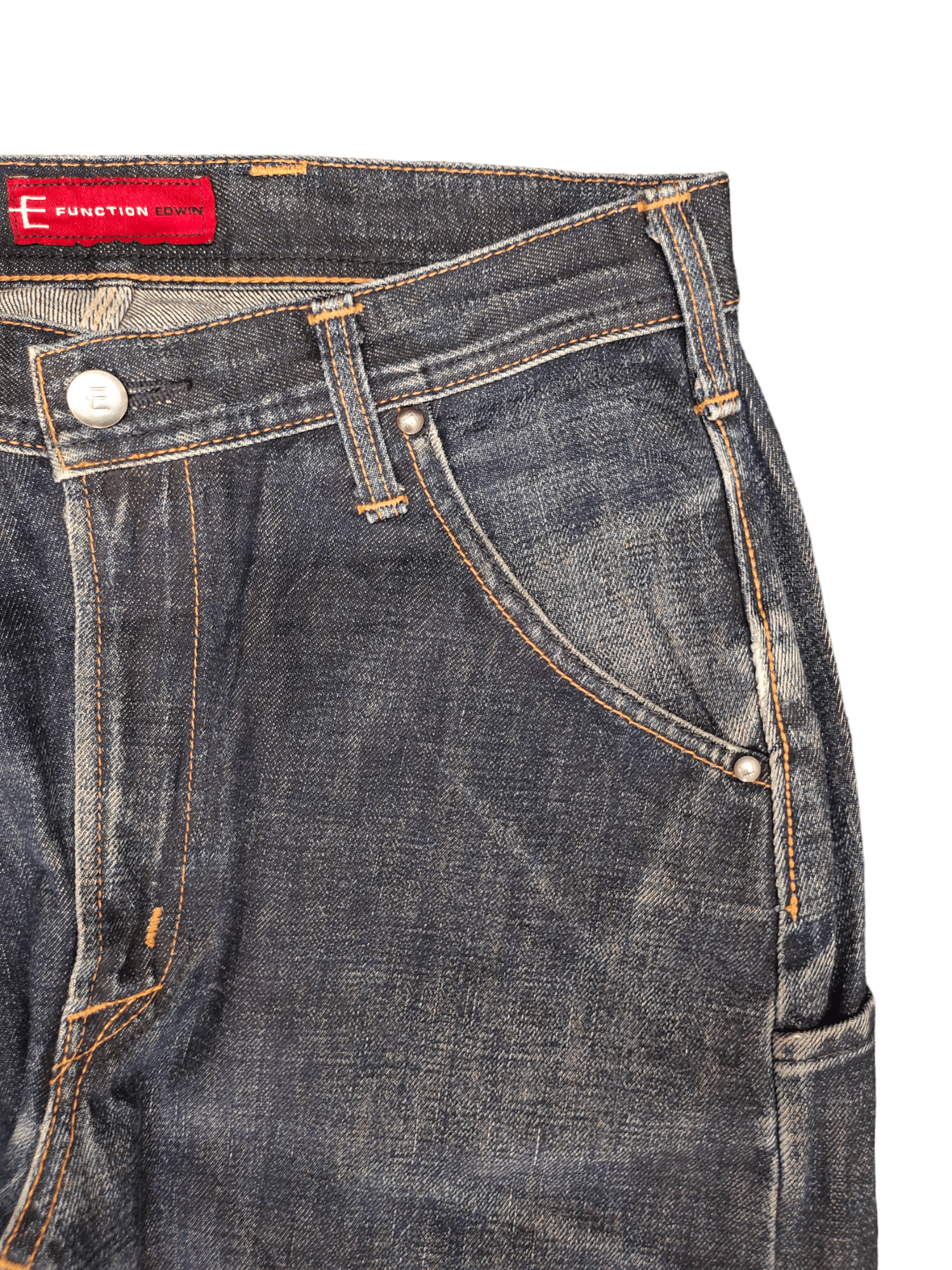 Kapital Vintage 90s Edwin Japan E Function Spiral Cut Denim Jeans Size US 30 / EU 46 - 10 Thumbnail