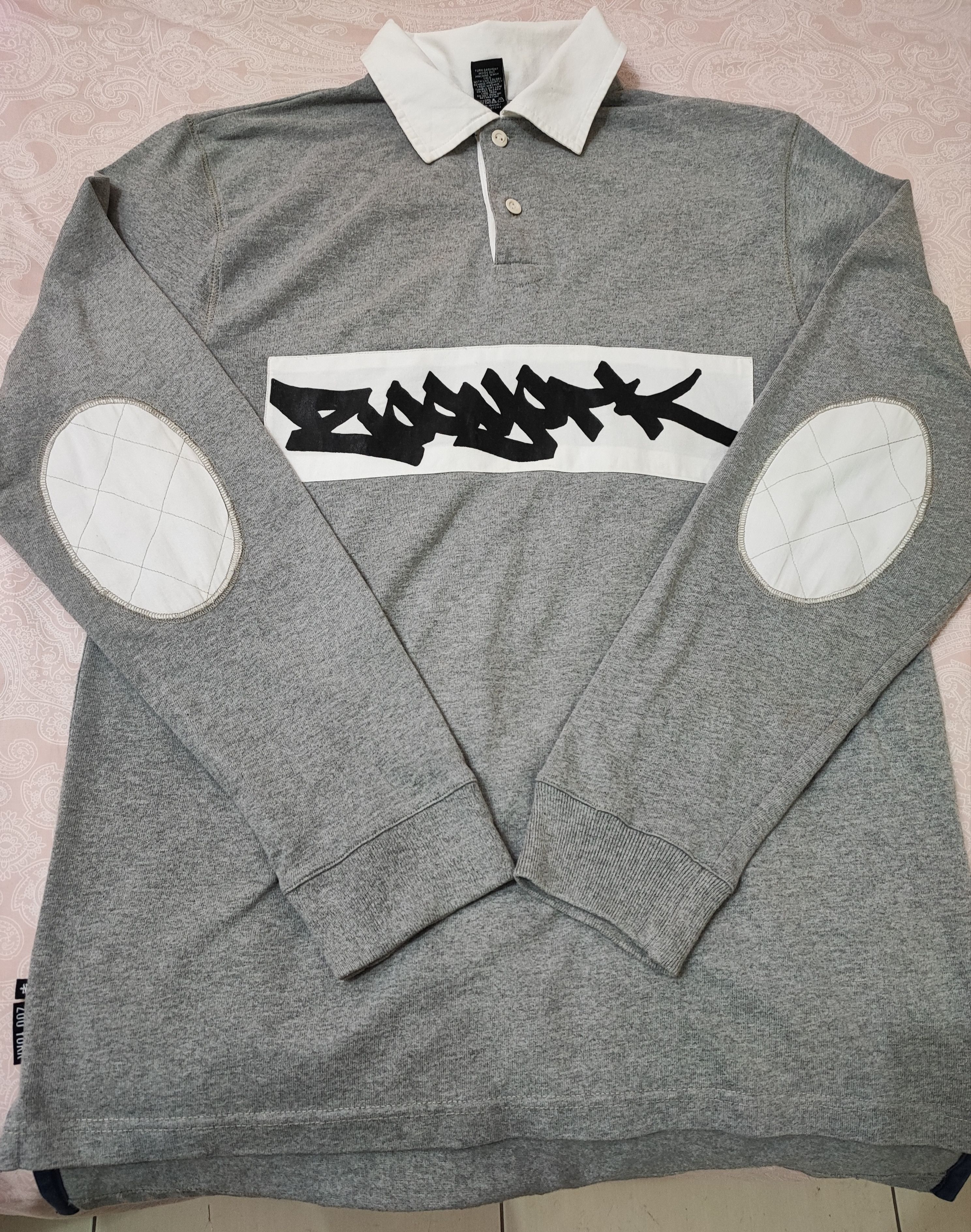 Vintage Vintage Y2K Zoo York Skateboard Logo Rugby Shirt Size US L / EU 52-54 / 3 - 6 Thumbnail