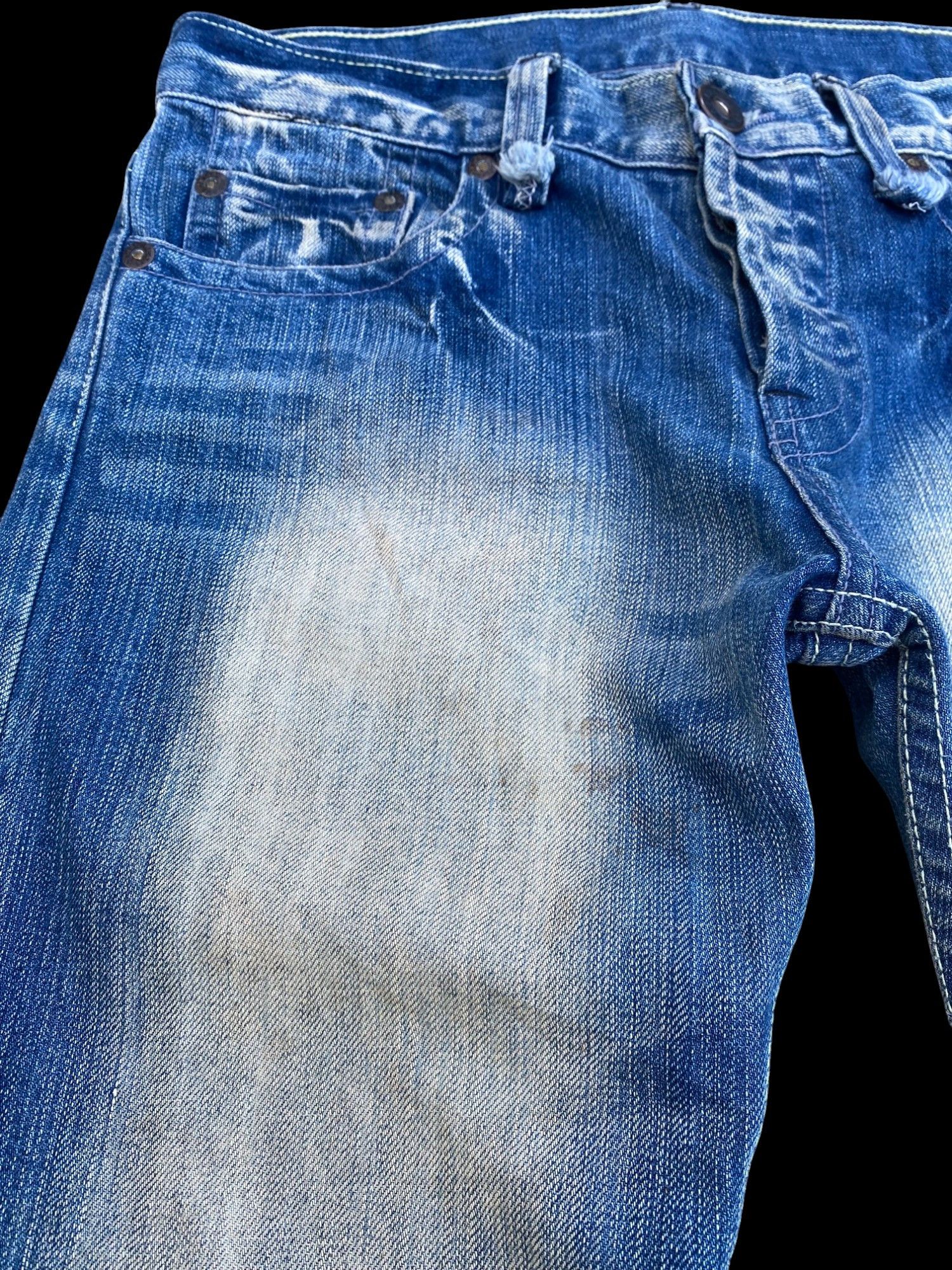 Replay (30x28)FLARED Replay faded wash dirty jean Lowrise Size US 30 / EU 46 - 3 Thumbnail