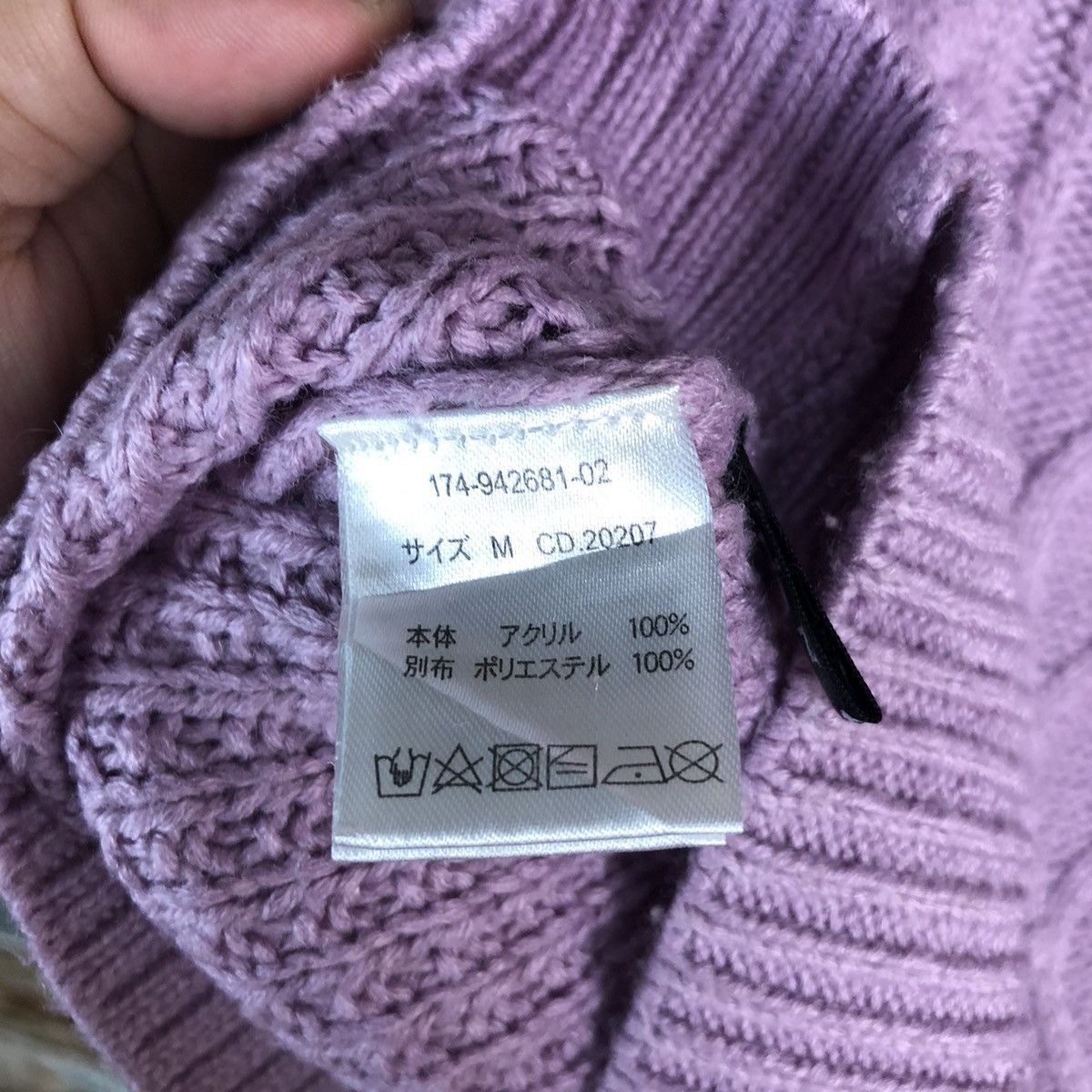 Homespun Knitwear Oversized Ingni Pink Knitwear #A960 Size M / US 6-8 / IT 42-44 - 11 Thumbnail