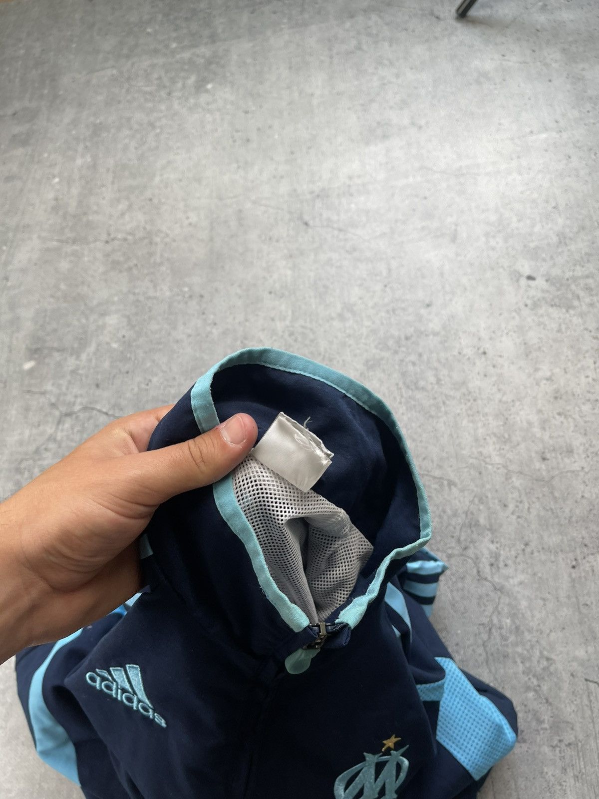 Adidas Vintage 00’s Adidas Marseille Nylon Olympic Jacket Y2K Size US S / EU 44-46 / 1 - 12 Thumbnail