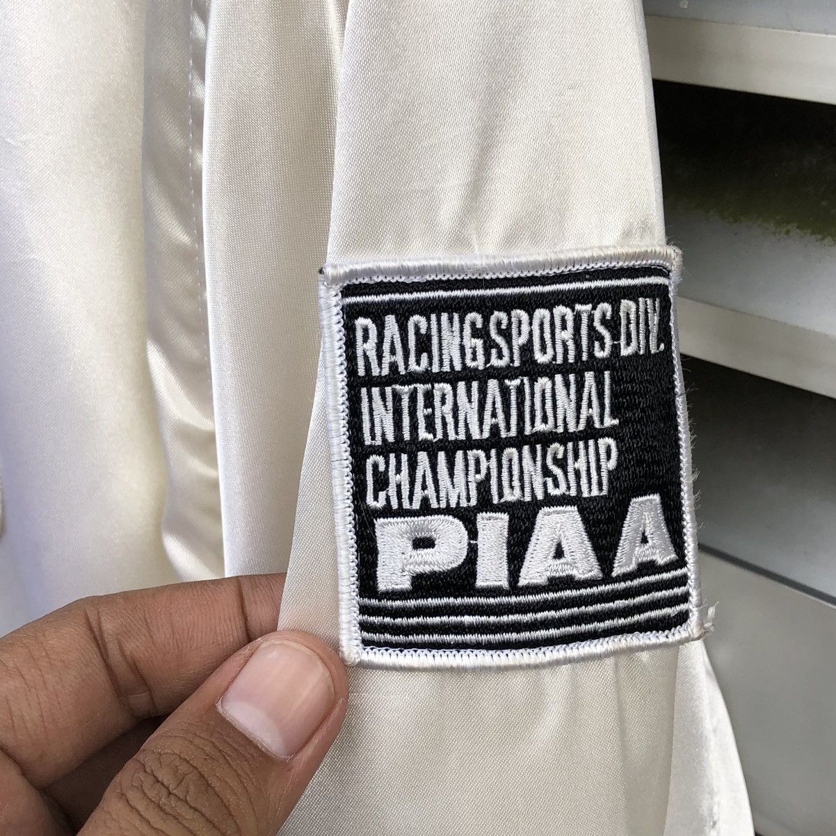 Sports Specialties VTG PIAA Motor Sports Racing Bomber Jacket by L’uomo Terzo Size US M / EU 48-50 / 2 - 7 Thumbnail