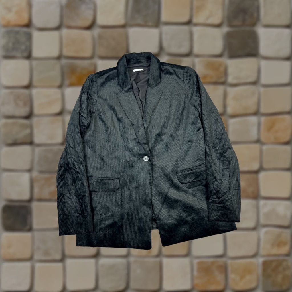 J. Jill J. Jill Blazer Women Small Black Ribbed Sports Coat Size S / US 4 / IT 40 - 1 Thumbnail