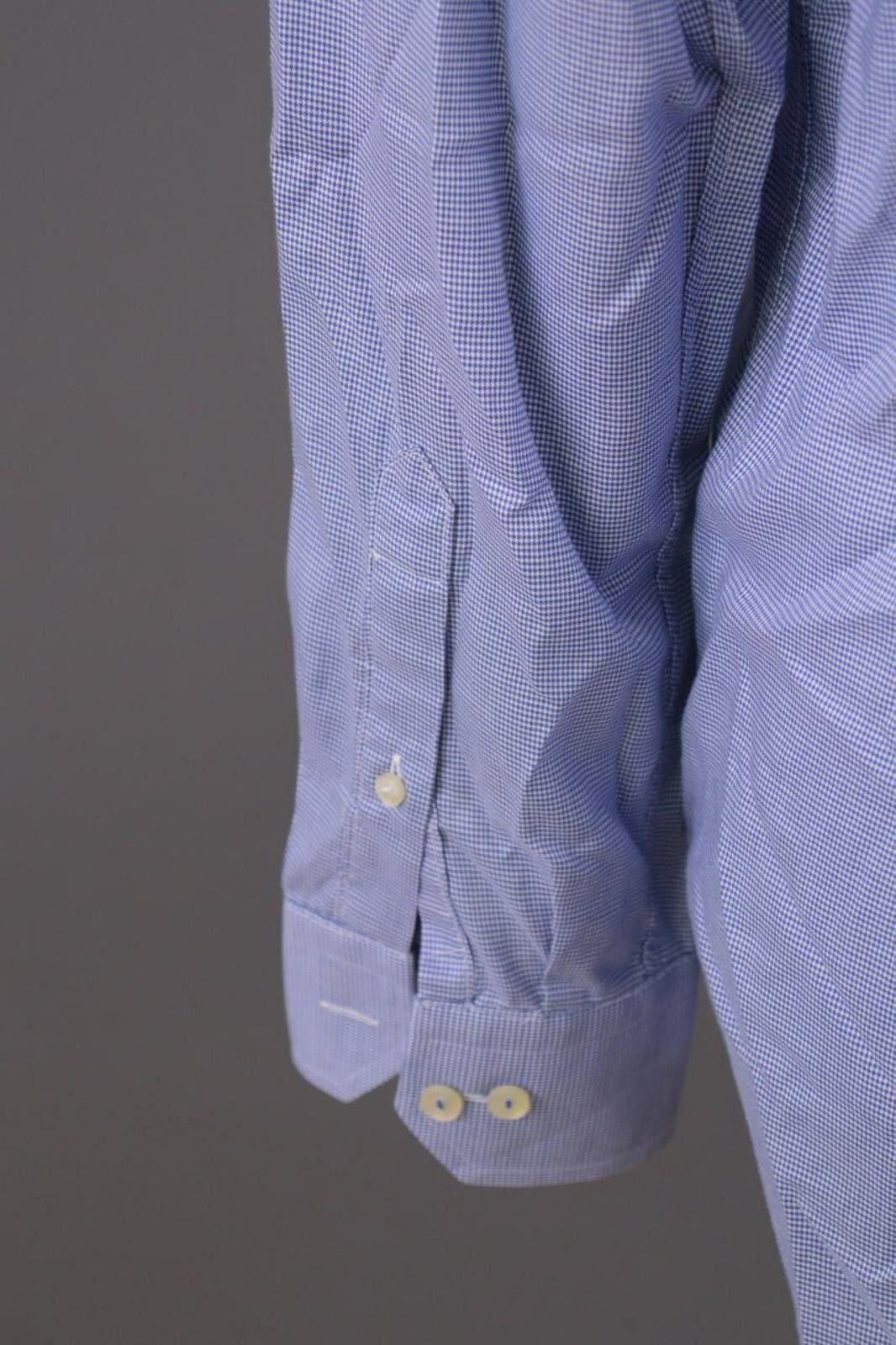 Eton Eton Contemporary Blue Check Extra Shirt Size 39 / 15 1/2 Size US M / EU 48-50 / 2 - 11 Thumbnail
