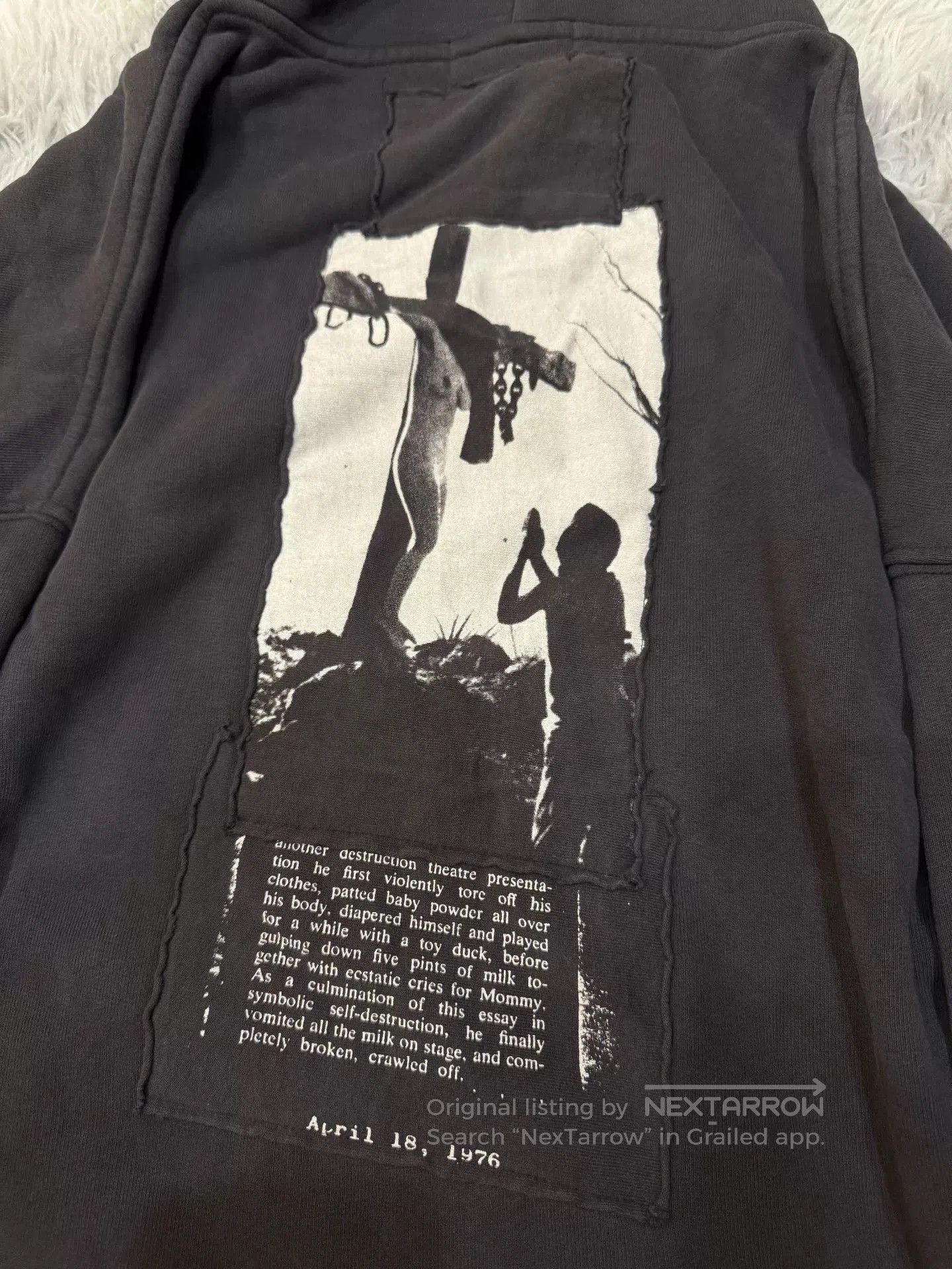 Enfants Riches Deprimes ERD Artist Defends Baggy Zip Hoodie SS25. Size US M / EU 48-50 / 2 - 6 Thumbnail