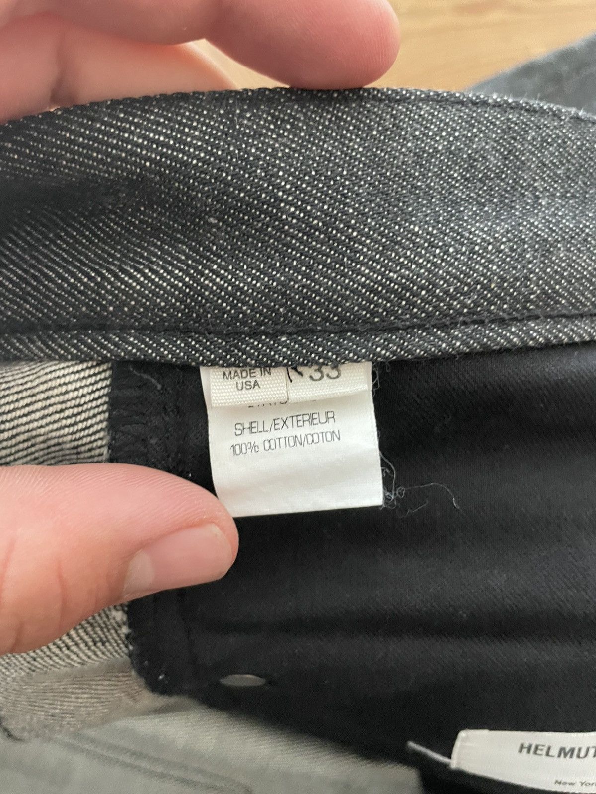 Helmut Lang Helmut Lang Vintage Raw Denim Size US 33 - 6 Thumbnail
