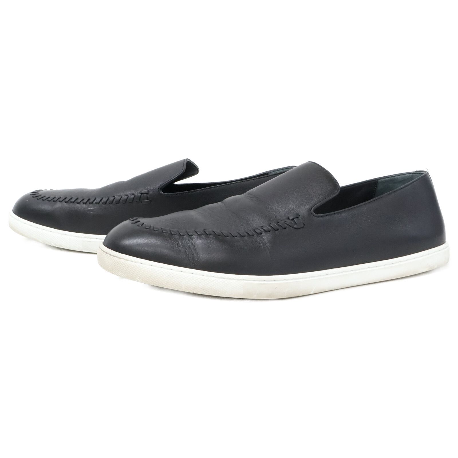 Hermes Hermes Hermes Julian Leather Slip On Sneakers Leather Shoes DUTY FREE for USA Size ONE SIZE - 1 Thumbnail