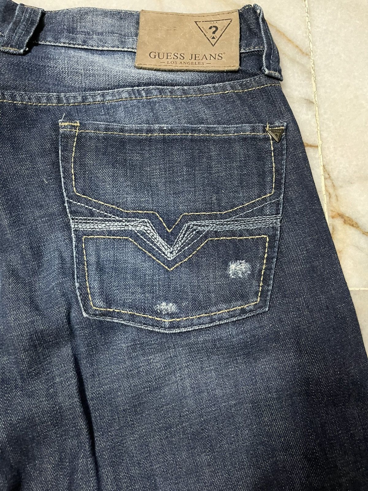 Guess × Japanese Brand Guess Denim Jeans Blue Size US 34 / EU 50 - 12 Thumbnail